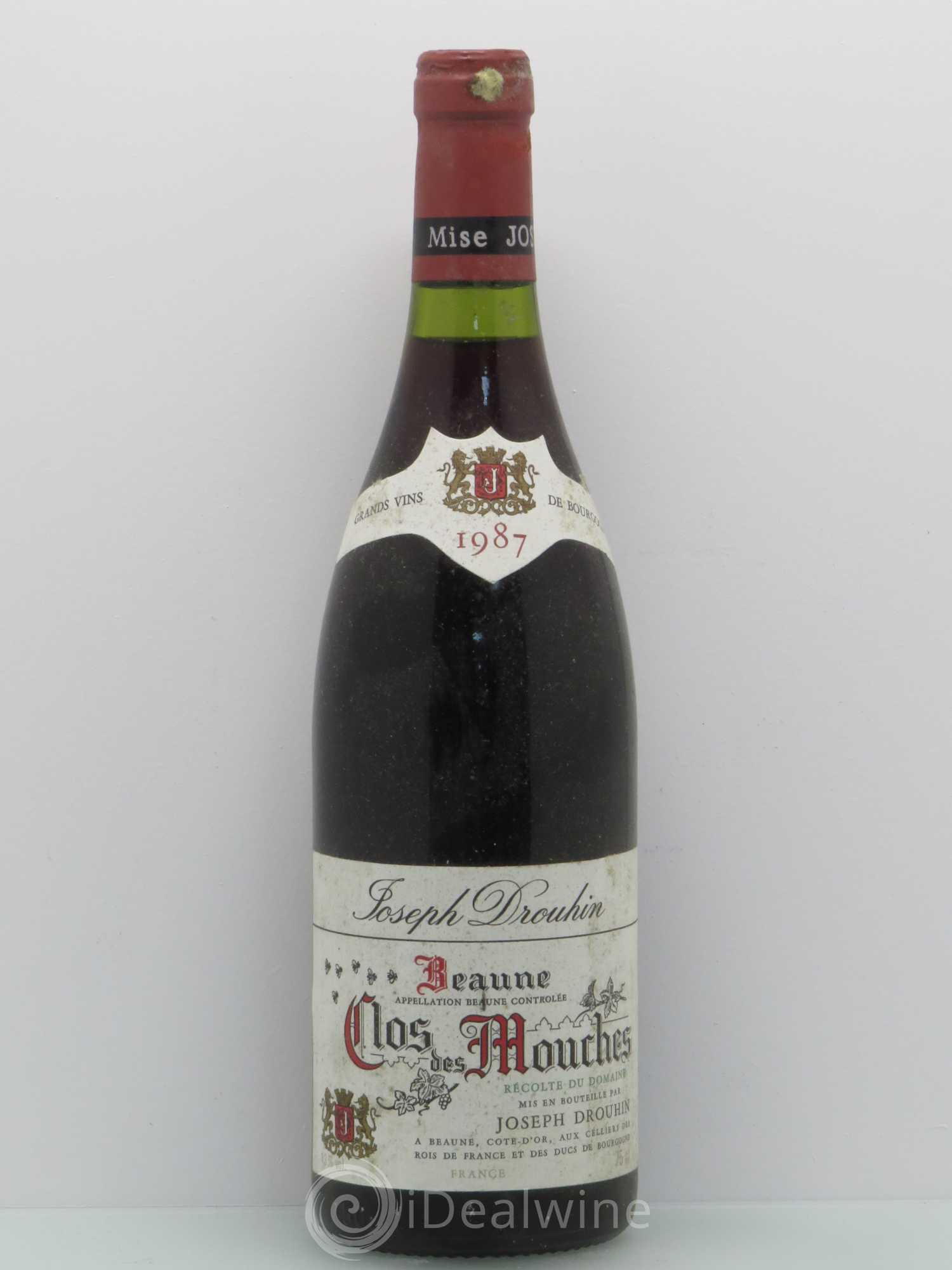 Beaune 1er Cru Clos des Mouches Joseph Drouhin 1987 - Lot de 1 bouteille - 0