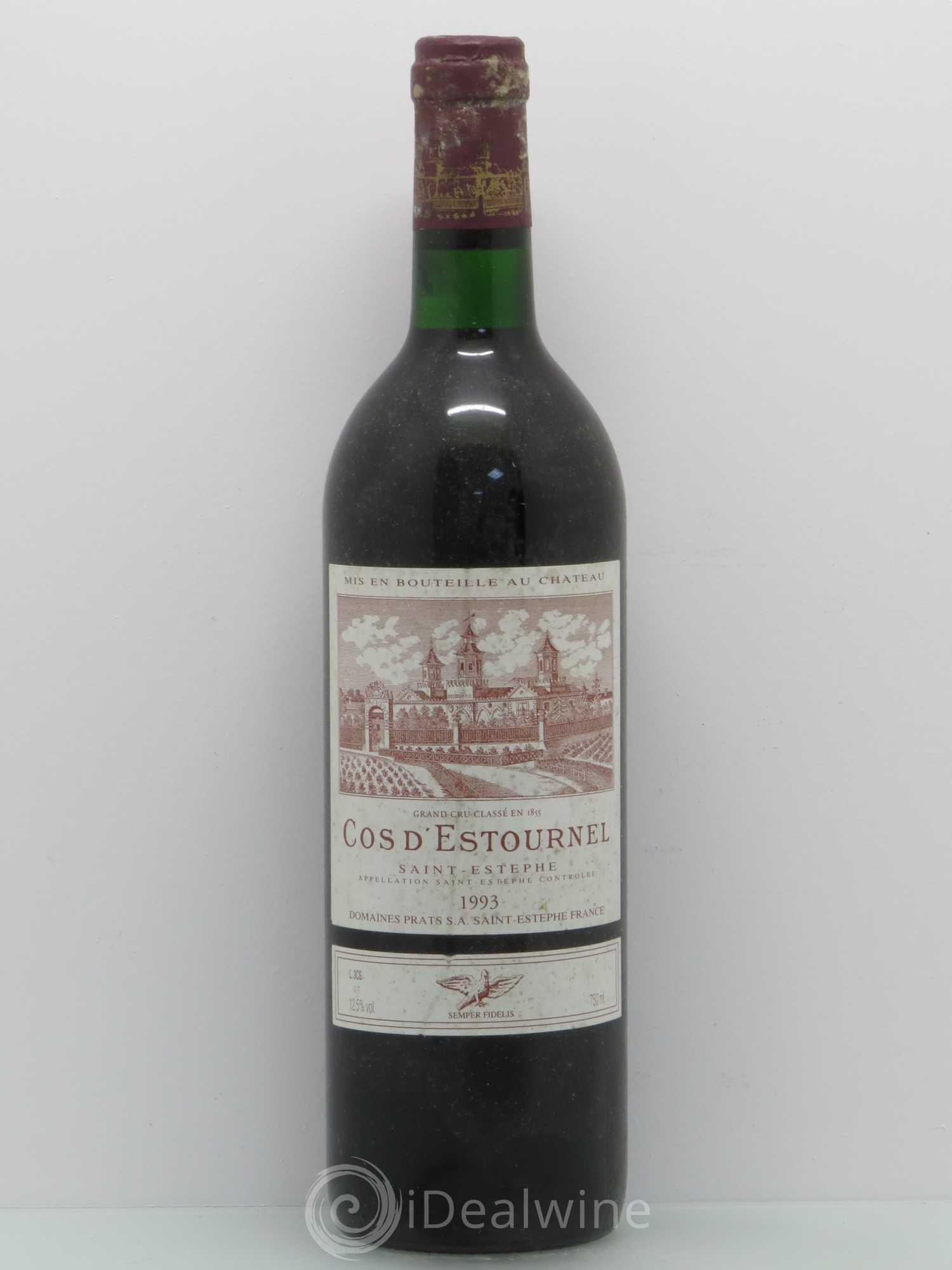 Cos d'Estournel 2ème Grand Cru Classé 1993 - Lot de 1 bouteille - 0