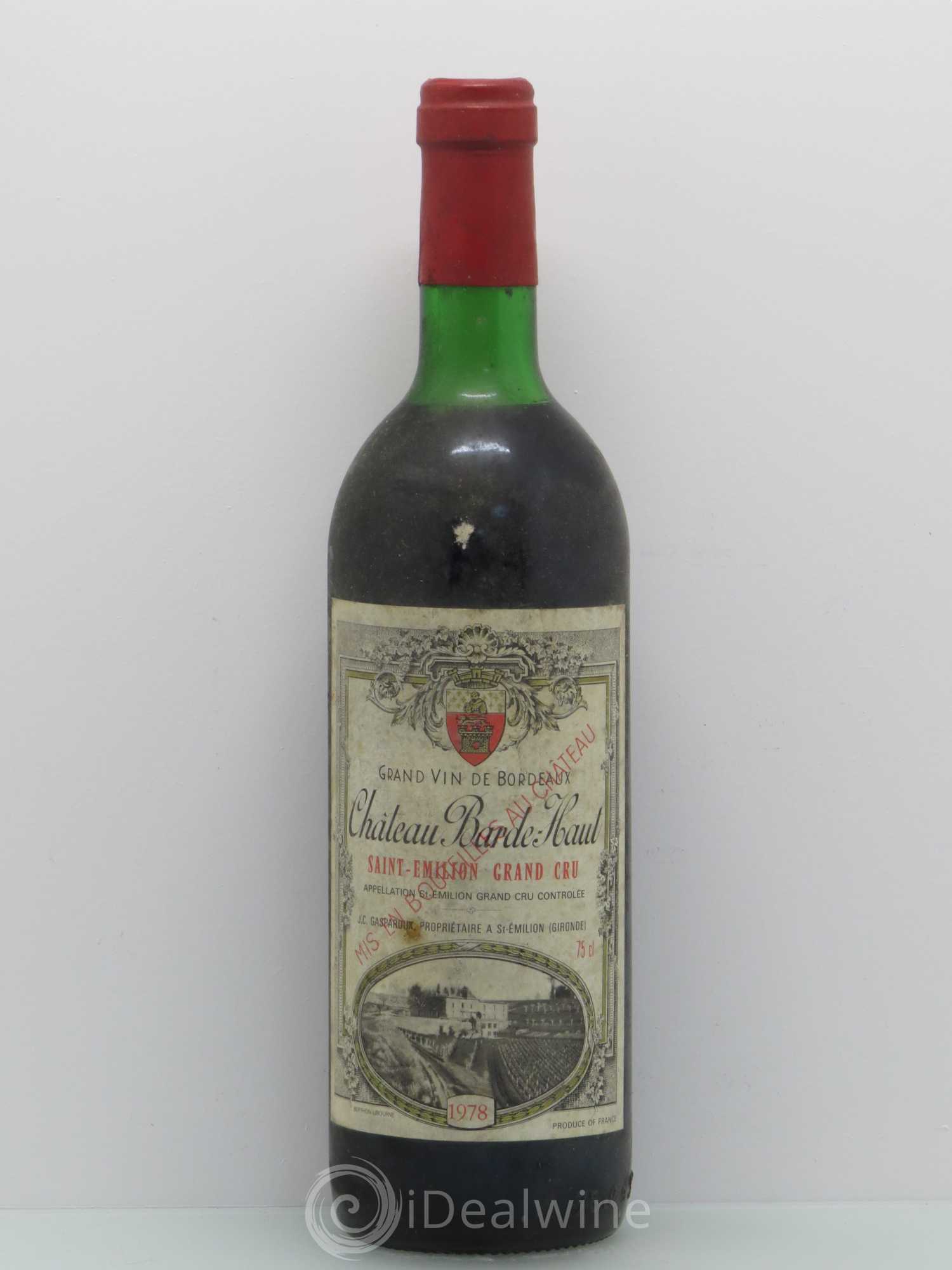 Château Barde Haut Grand Cru Classé 1978 - Lot de 1 bouteille - 0