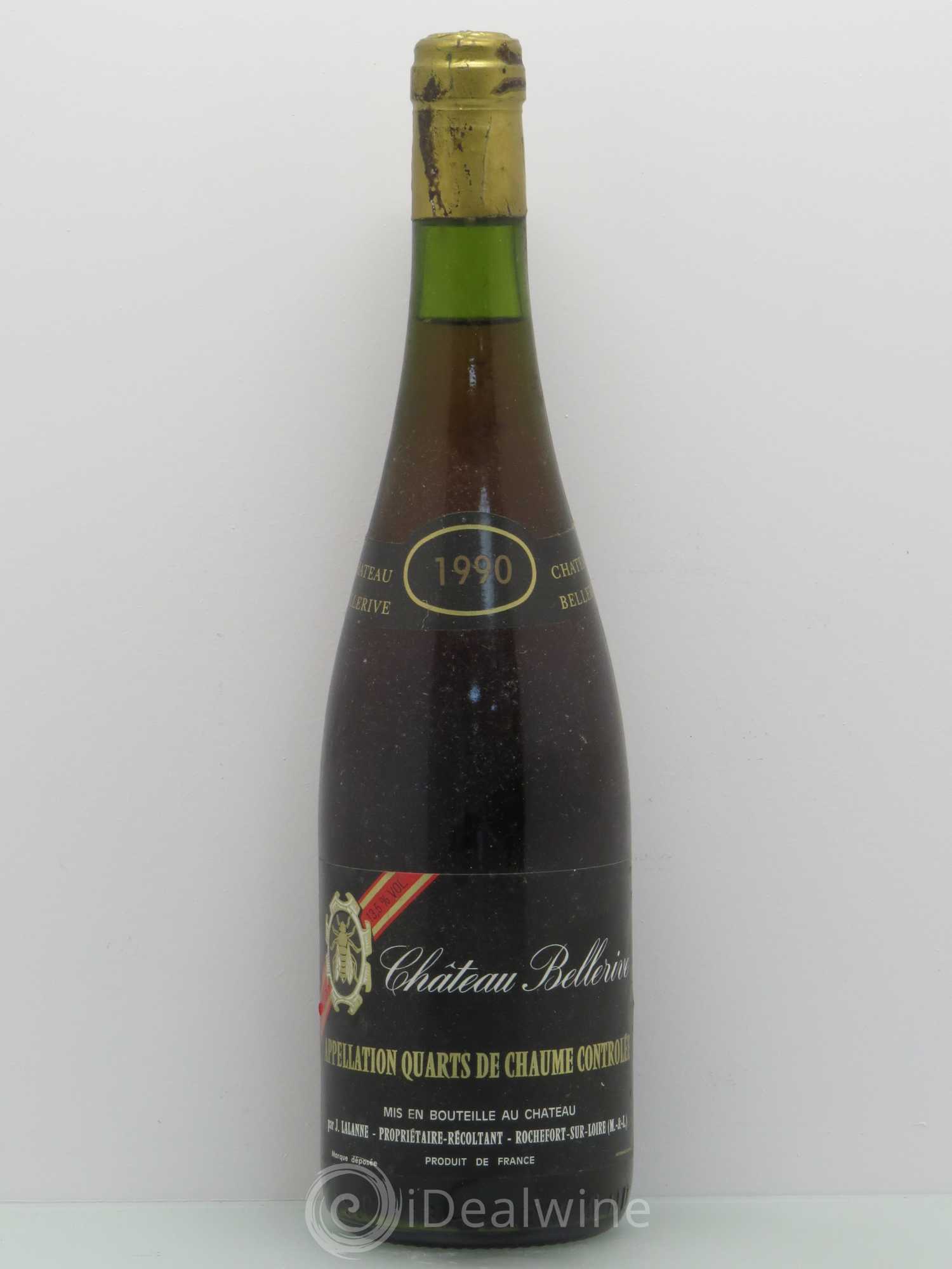 Quarts de Chaume Château Bellerive 1990 - Lotto di 1 bottiglia - 0