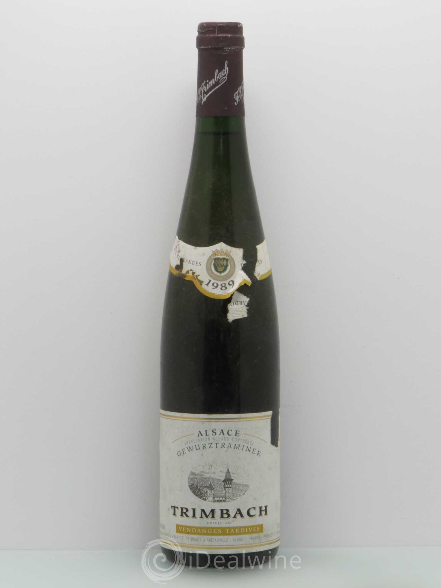 Alsace Gewurztraminer Vendanges Tardives Trimbach (Domaine) 1989 - Lotto di 1 bottiglia - 0