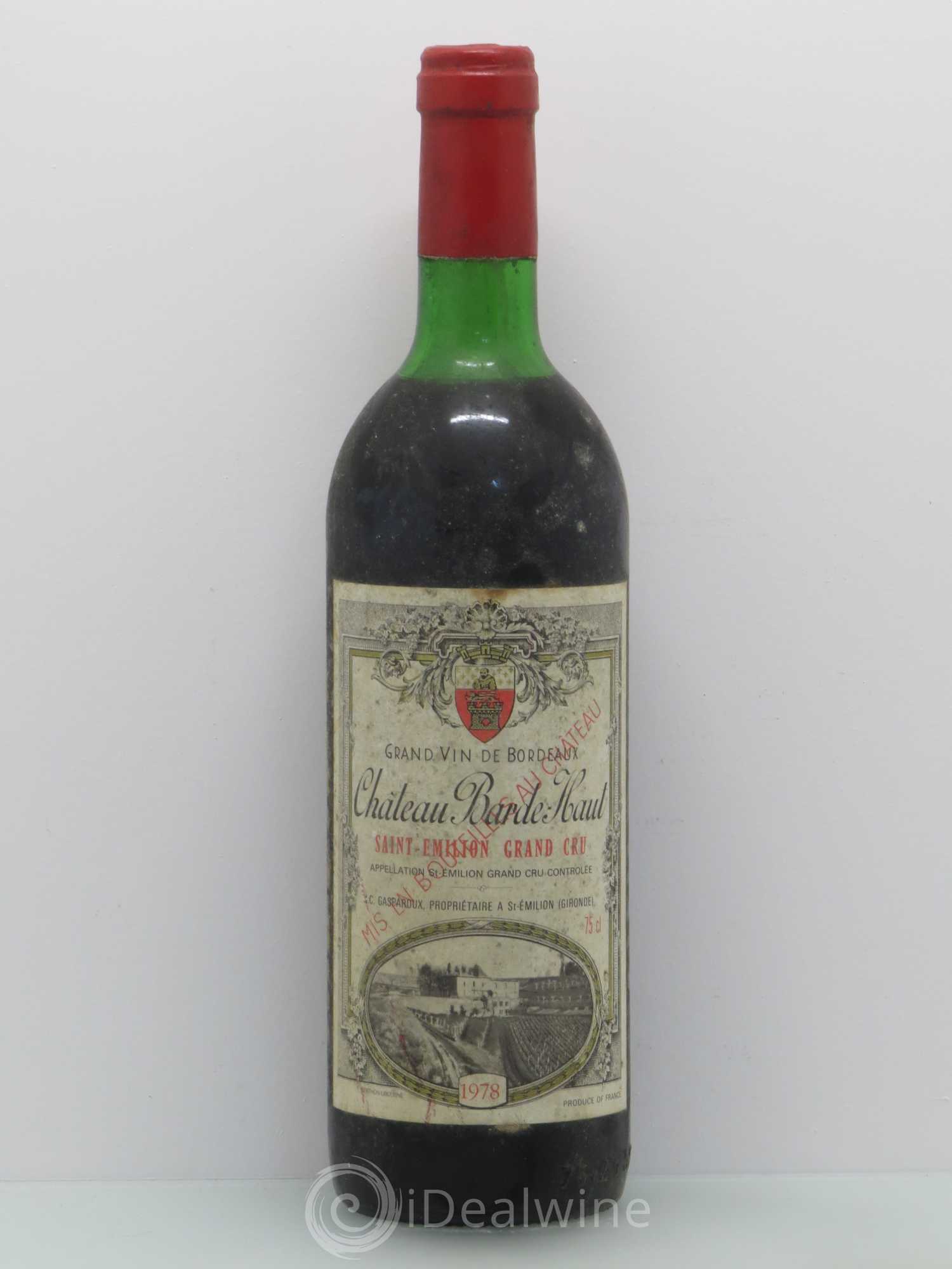 Château Barde Haut Grand Cru Classé 1978 - Lot de 1 bouteille - 0