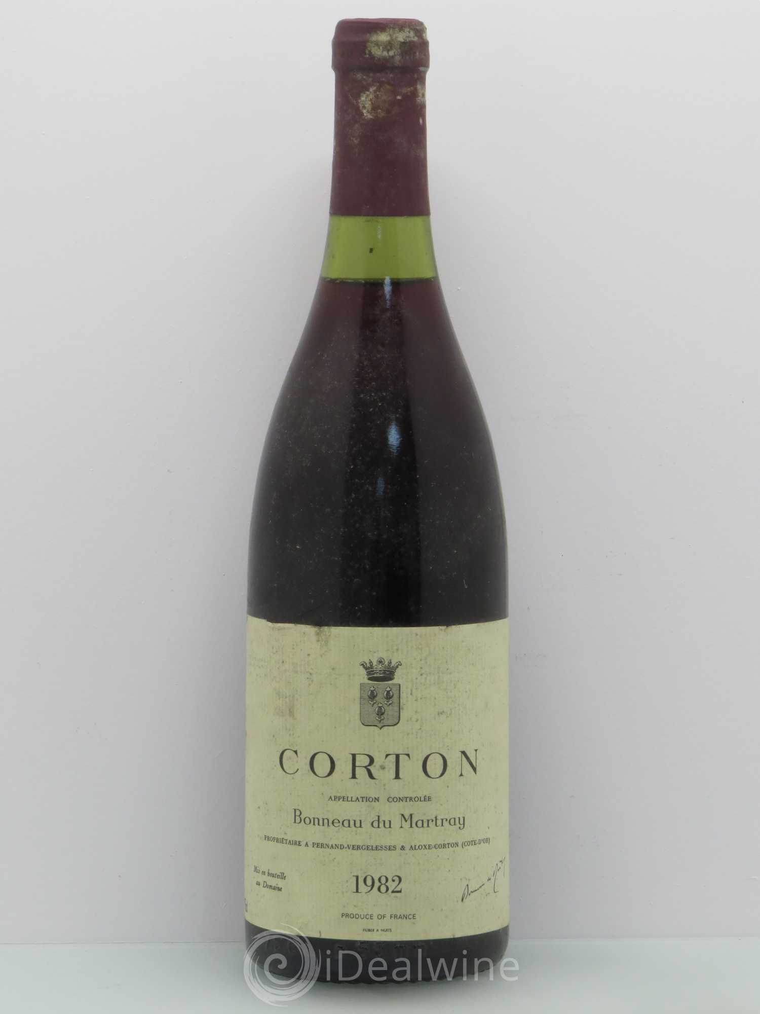 Corton Grand Cru Bonneau du Martray (Domaine) 1982 - Lot de 1 bouteille - 0