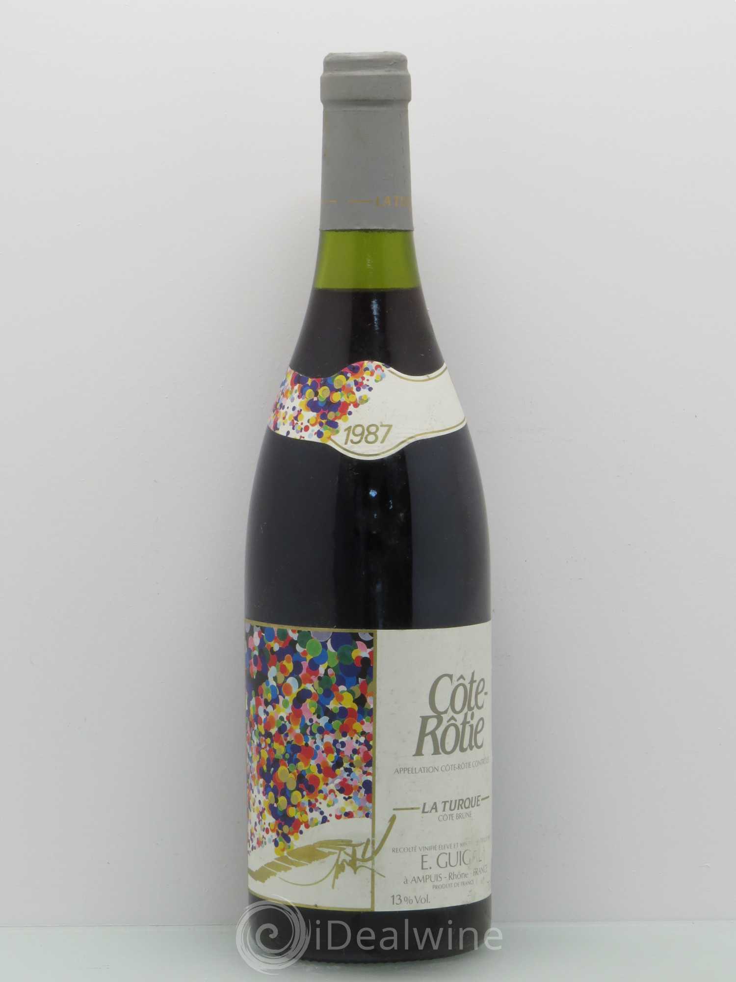 Côte-Rôtie La Turque Guigal 1987 - Lot de 1 bouteille - 0