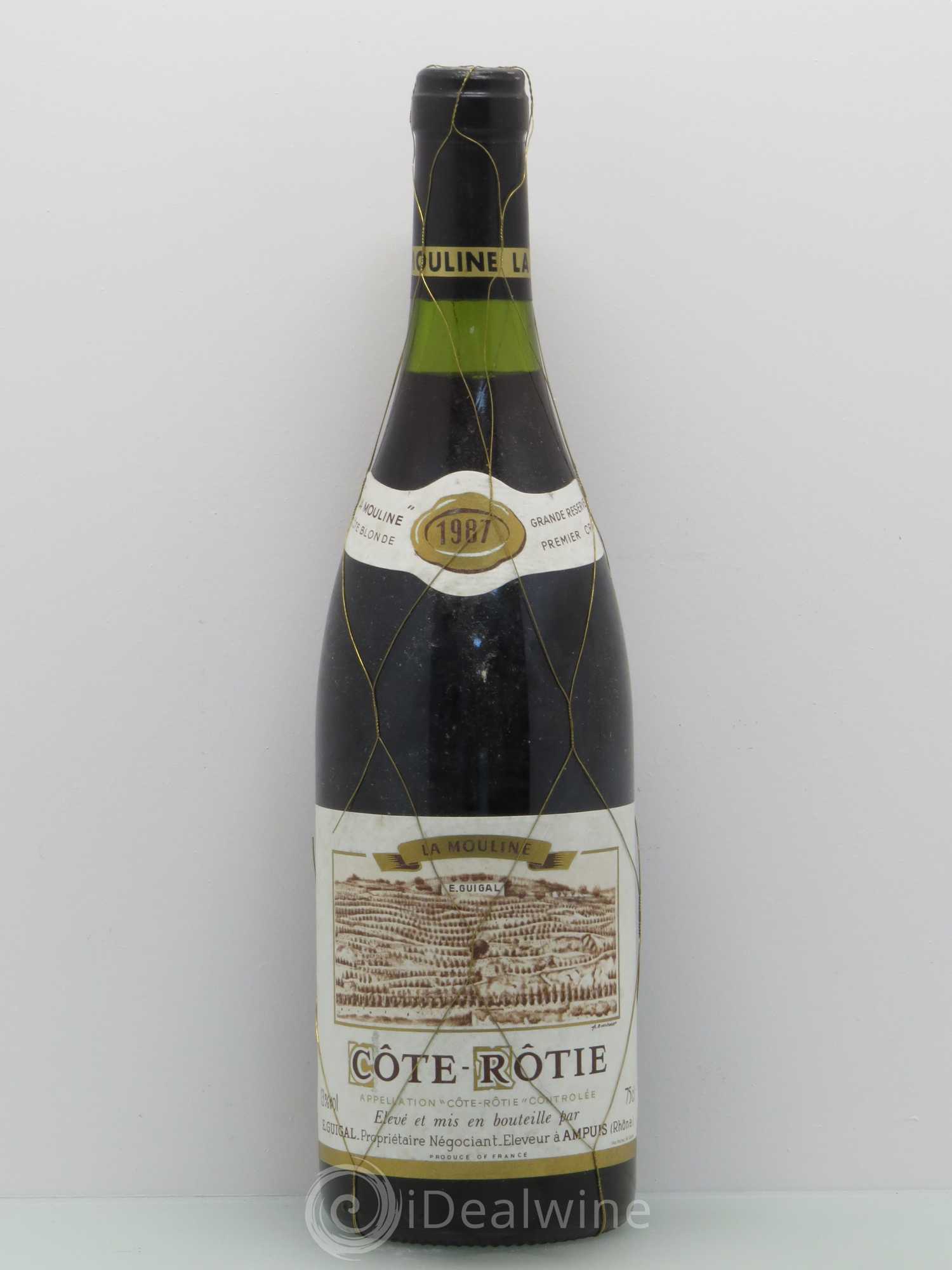 Côte-Rôtie La Mouline Guigal 1987 - Lot de 1 bouteille - 0