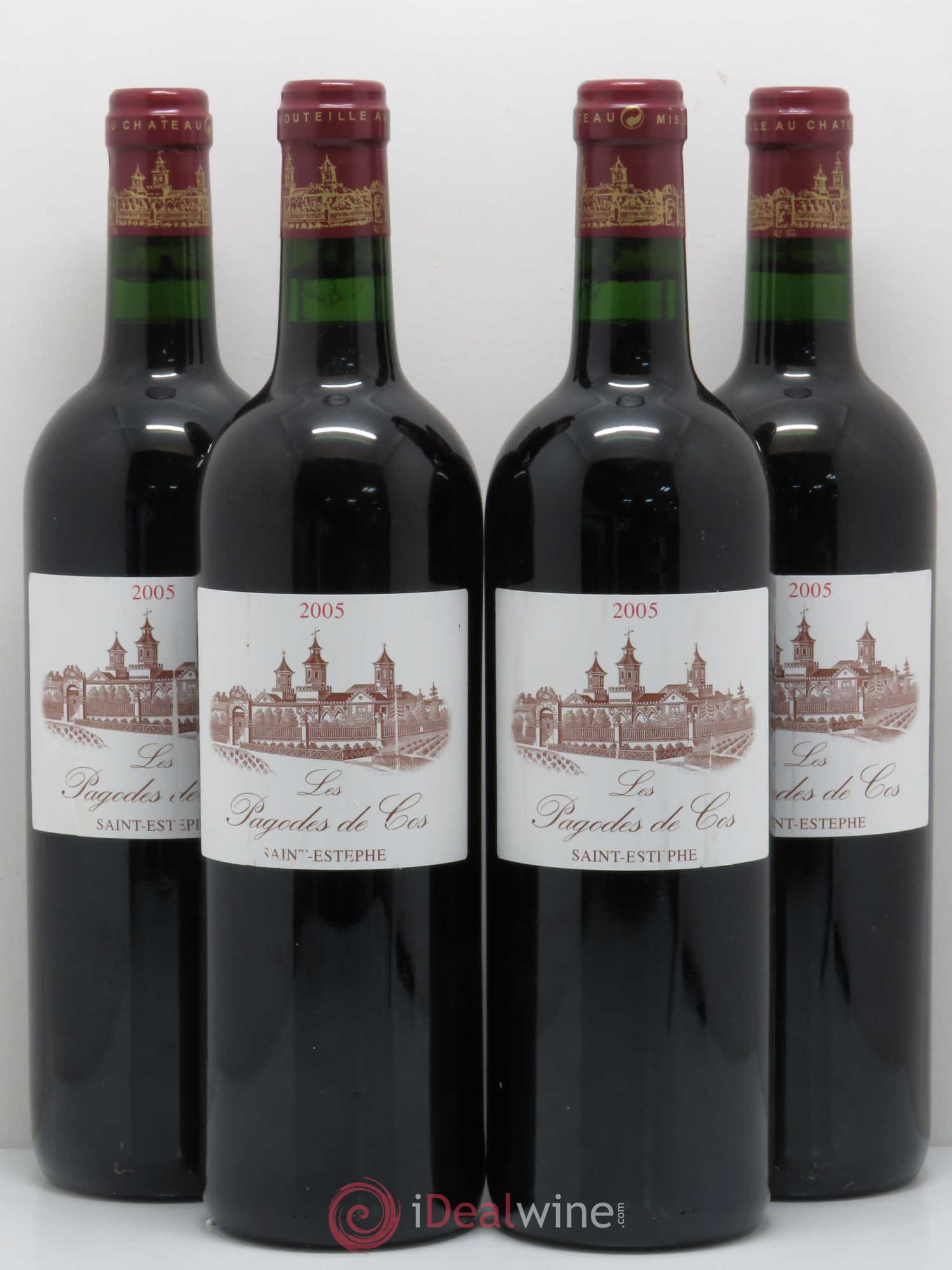 Les Pagodes de Cos Second Vin 2005 - Lot de 4 bouteilles - 0