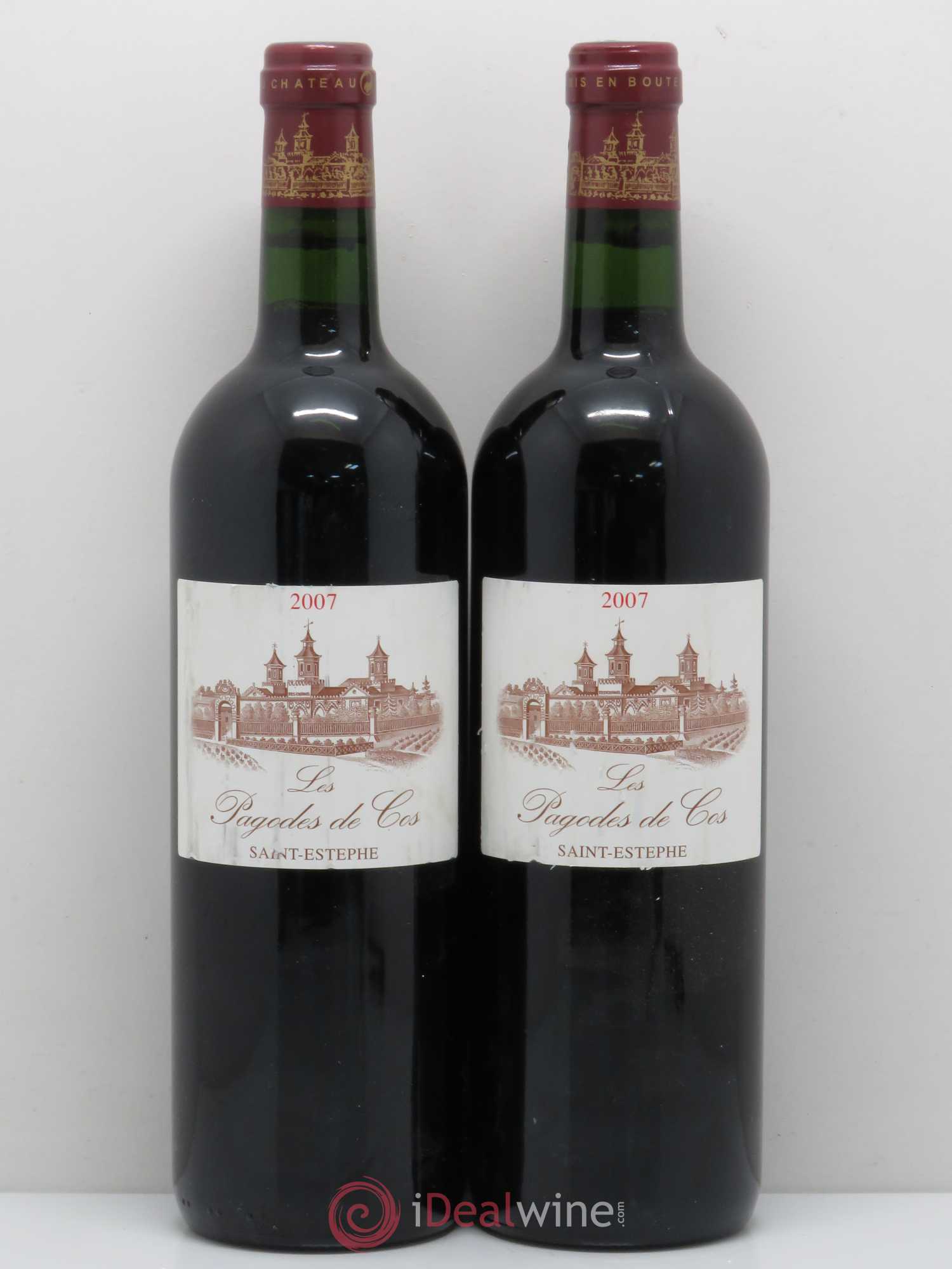 Les Pagodes de Cos Second Vin 2007 - Lot of 2 bottles - 0