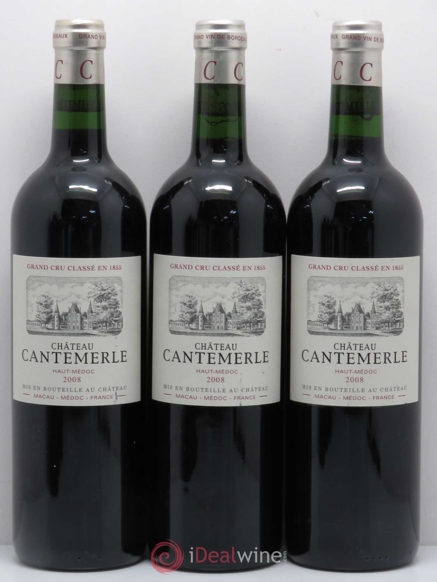 Château Cantemerle 5ème Grand Cru Classé 2008 - Lotto di 6 bottiglie - 1