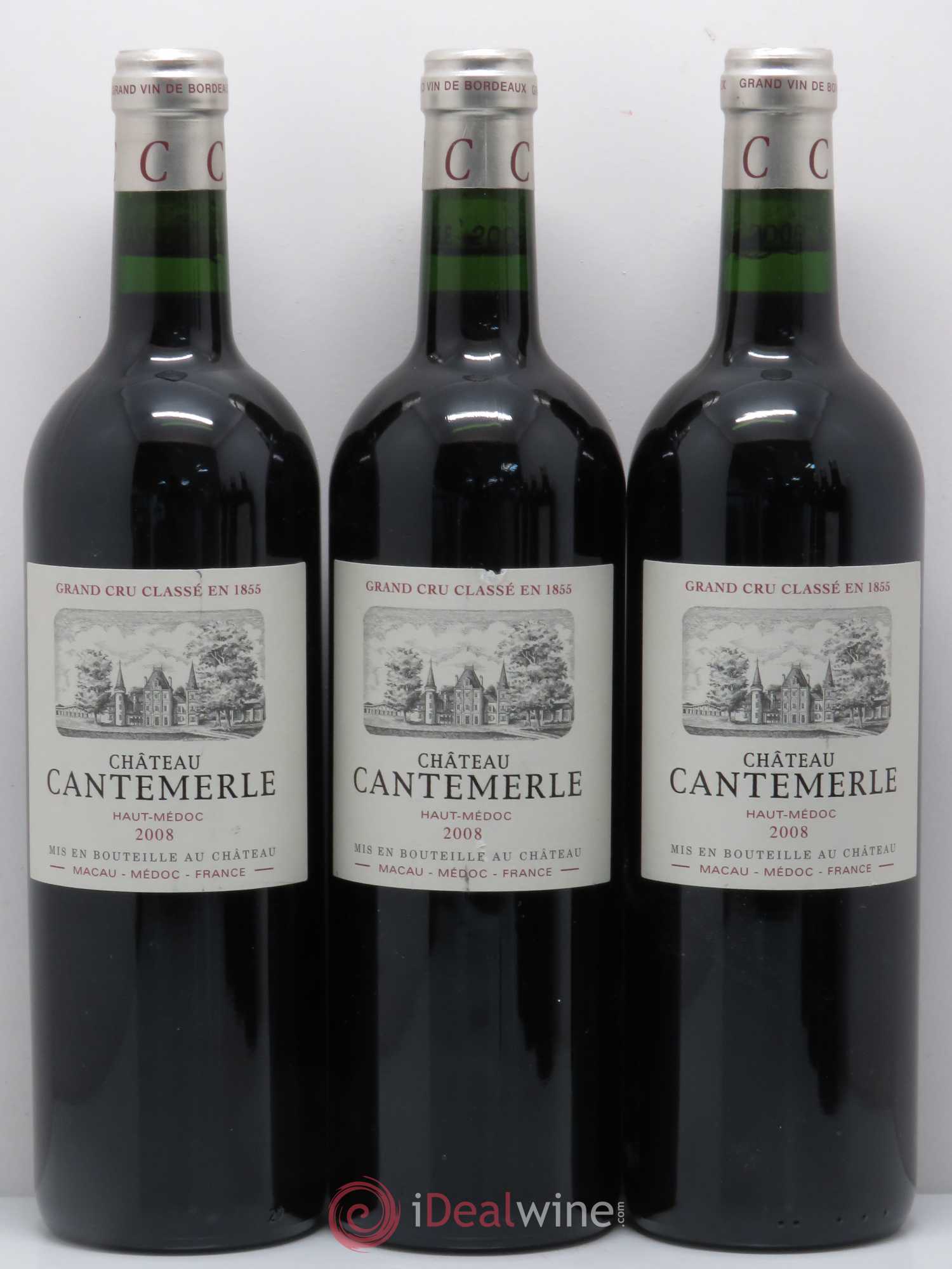 Château Cantemerle 5ème Grand Cru Classé 2008 - Lotto di 6 bottiglie - 2