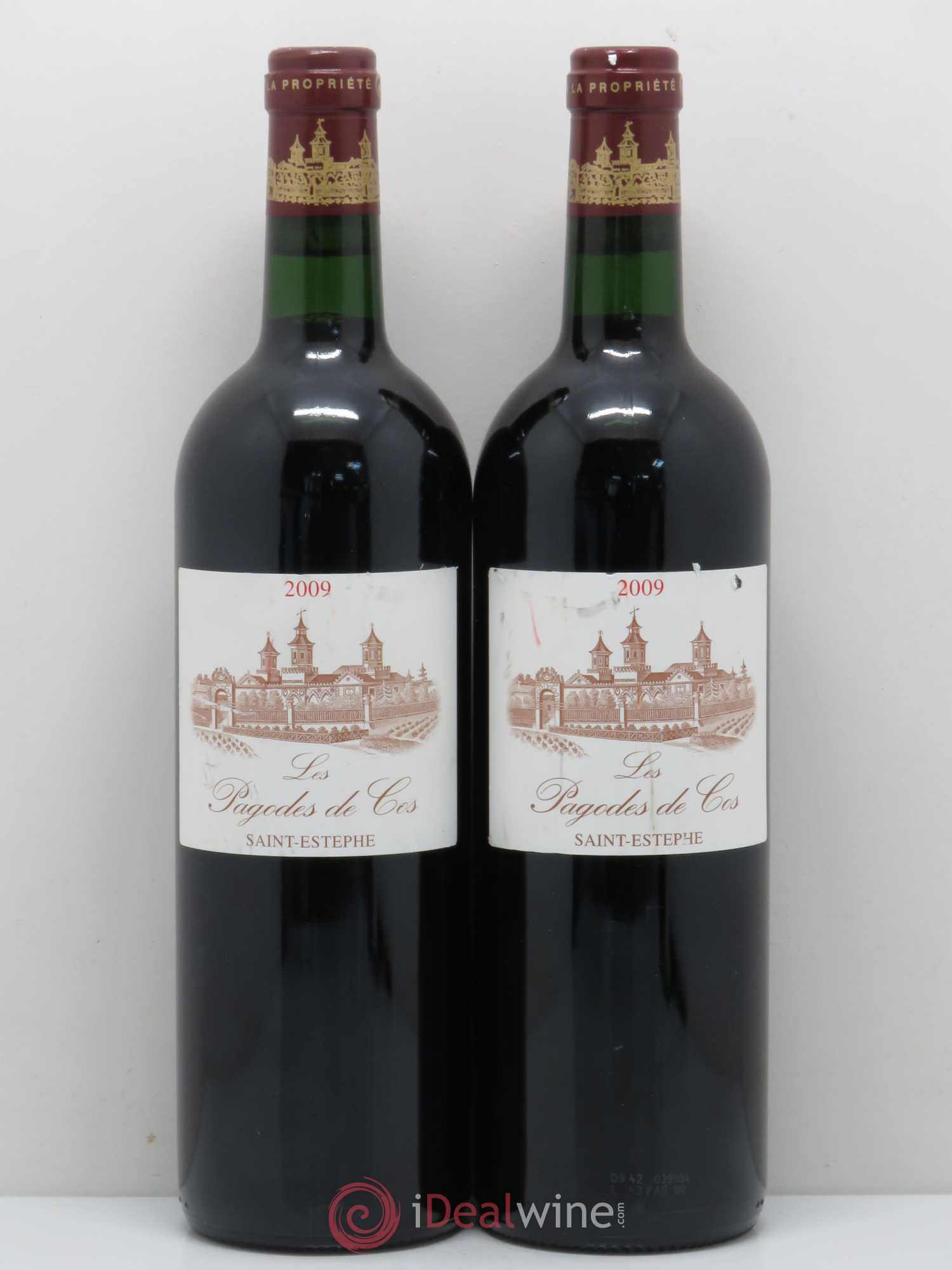 Les Pagodes de Cos Second Vin 2009 - Lot de 2 bouteilles - 0