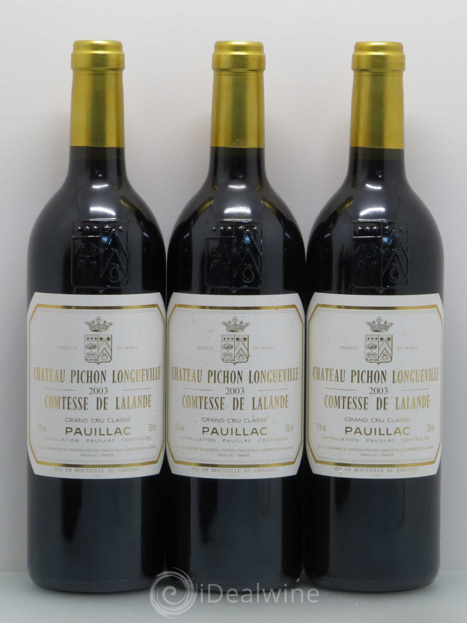 Château Pichon Longueville Comtesse de Lalande 2ème Grand Cru Classé 2003 - Lot de 6 bouteilles - 1