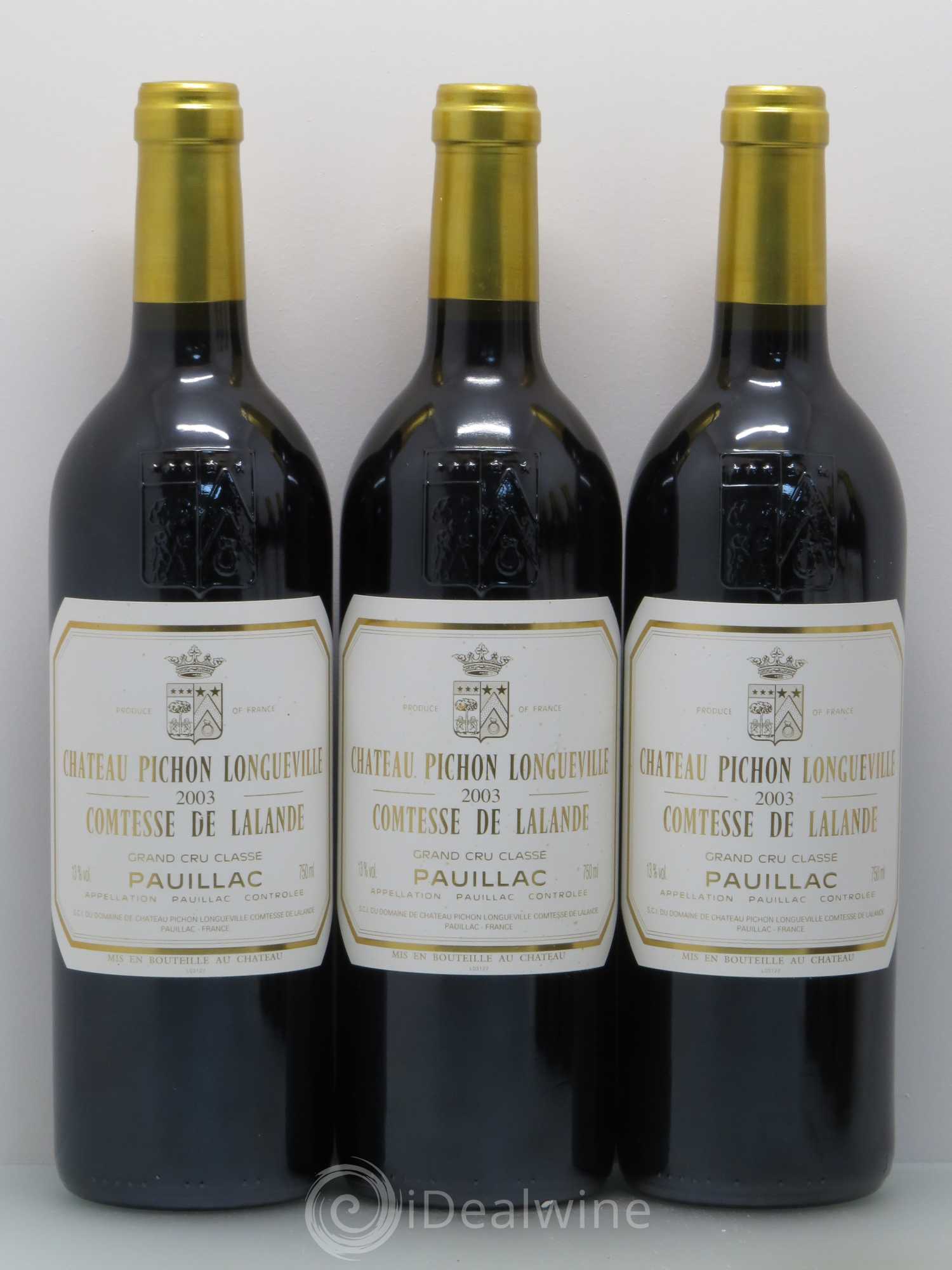 Château Pichon Longueville Comtesse de Lalande 2ème Grand Cru Classé 2003 - Lot de 6 bouteilles - 2