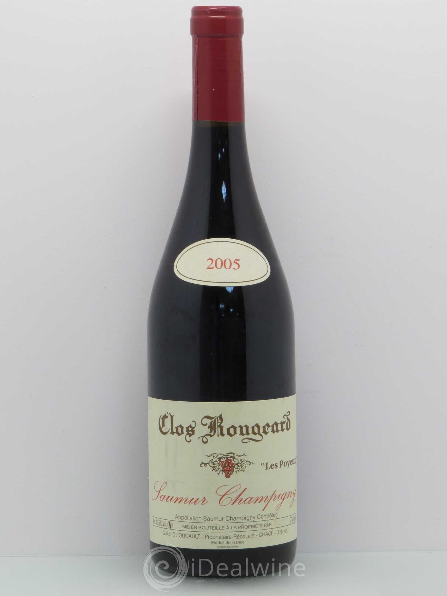 Saumur-Champigny Les Poyeux Clos Rougeard 2005 - Lot de 1 bouteille - 0