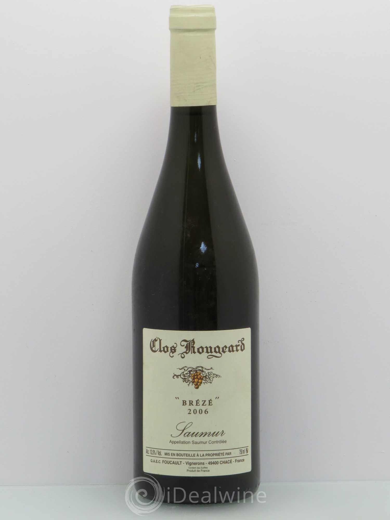 Saumur Brézé Clos Rougeard 2006 - Lot de 1 bouteille - 0