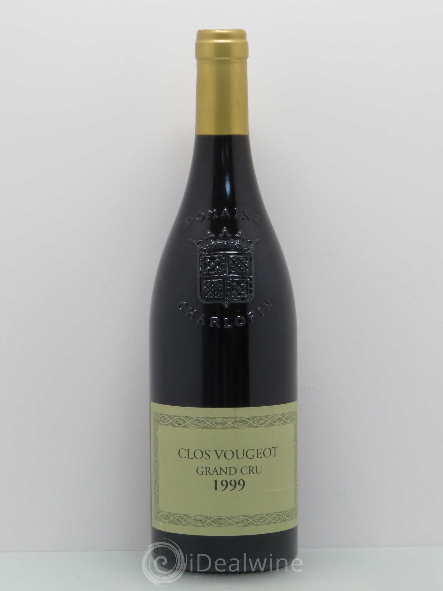 Clos de Vougeot Grand Cru Charlopin-Parizot 1999 - Lot de 1 bouteille - 0