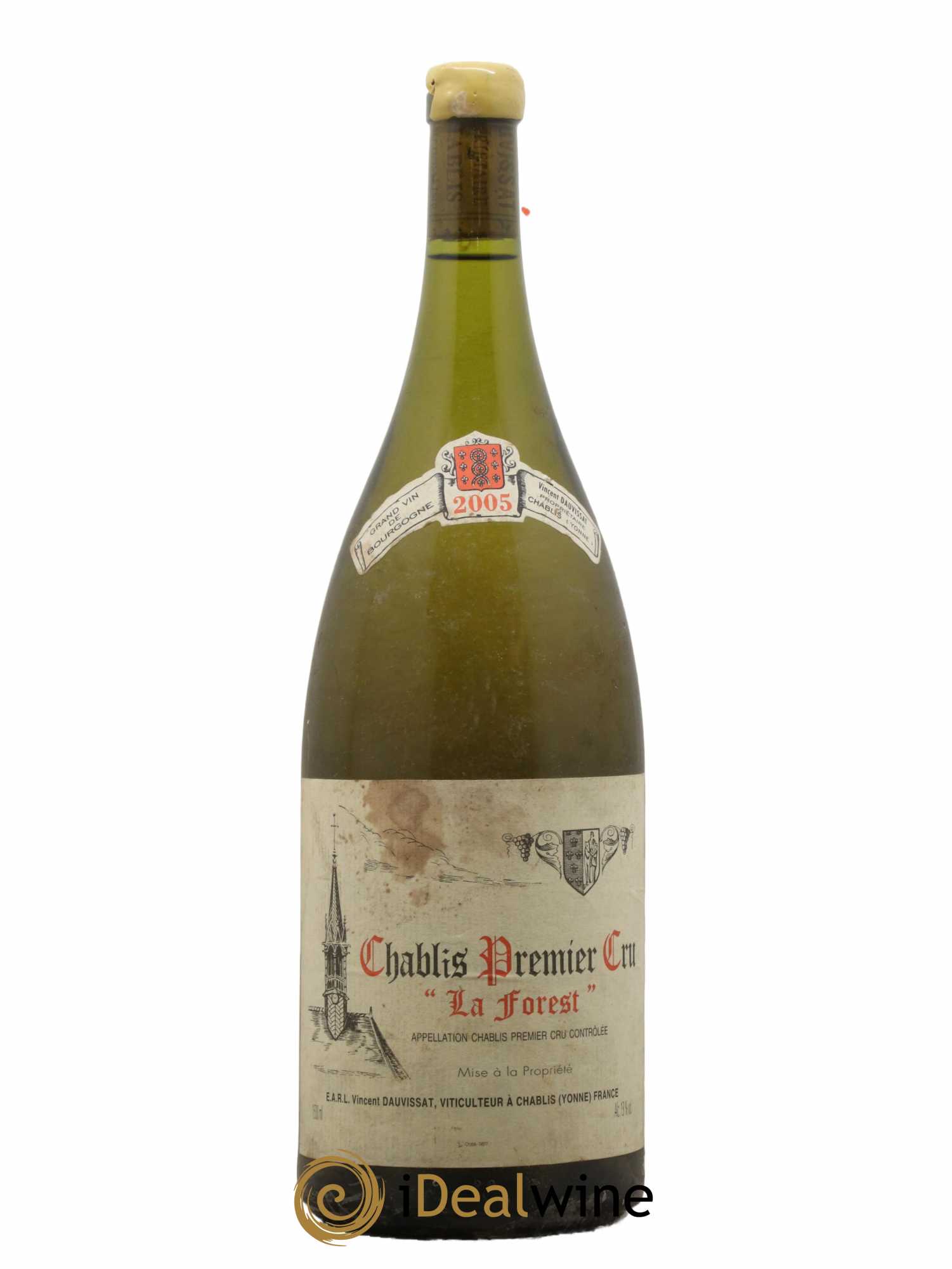 Chablis 1er Cru La Forest Vincent Dauvissat (Domaine) 2005 - Lot of 1 magnum - 0