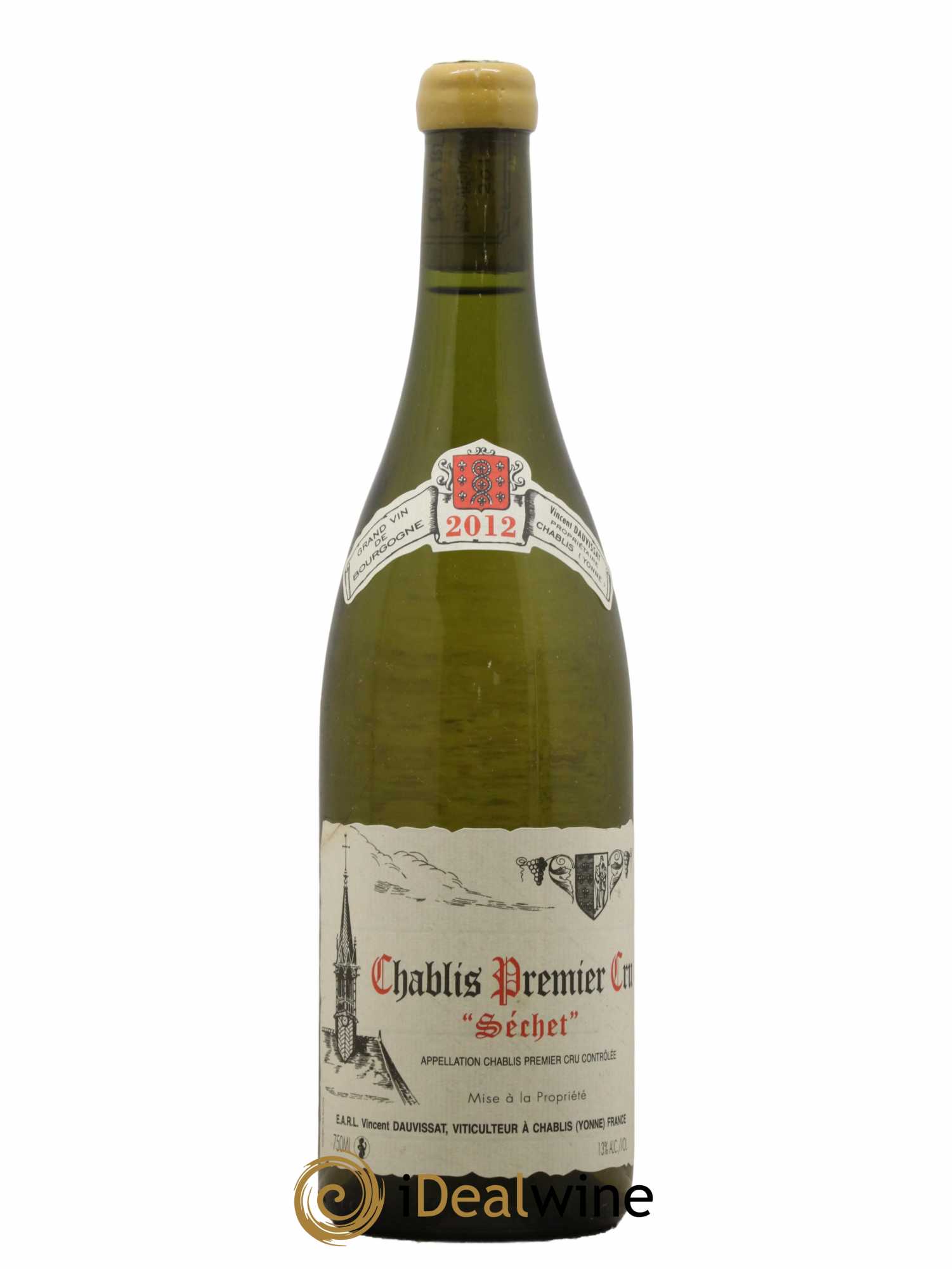 Chablis 1er Cru Séchet Vincent Dauvissat (Domaine) 2012 - Lot de 1 bouteille - 0