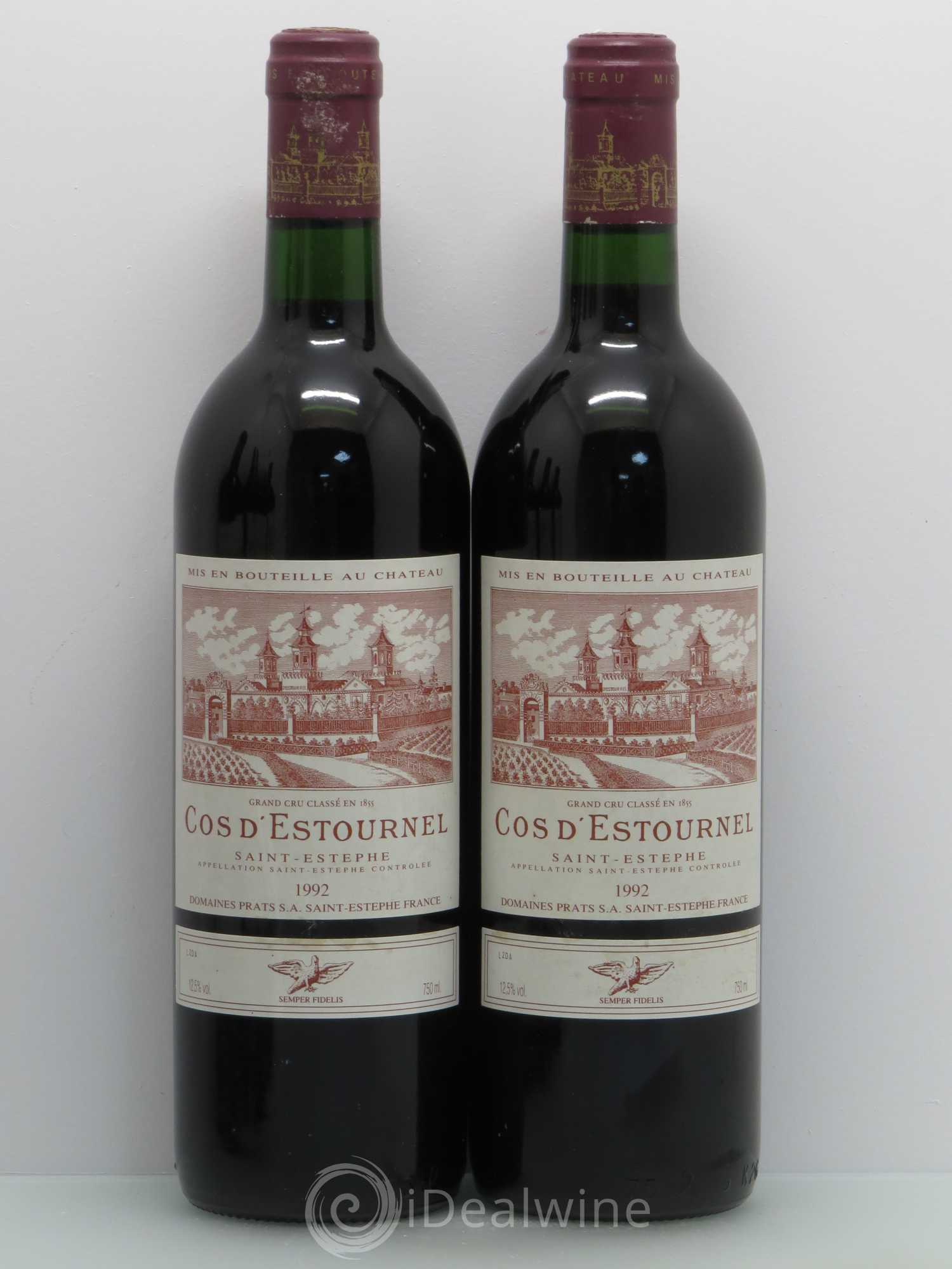 Cos d'Estournel 2ème Grand Cru Classé 1992 - Lot de 5 bouteilles - 2