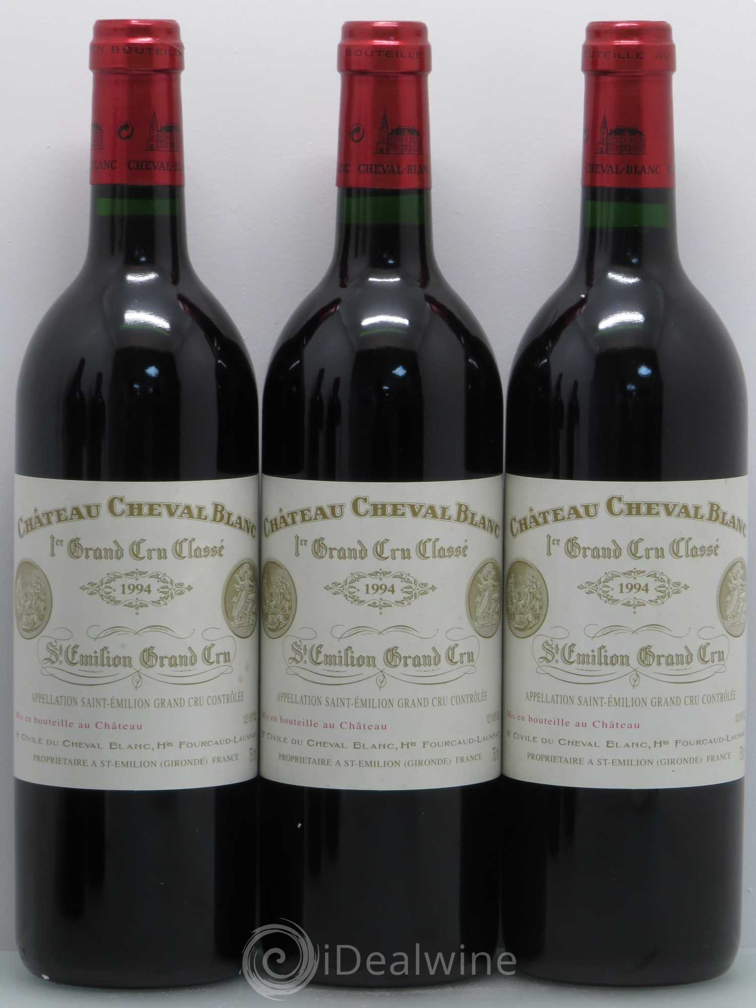 Château Cheval Blanc 1er Grand Cru Classé A 1994 - Lot de 5 bouteilles - 1