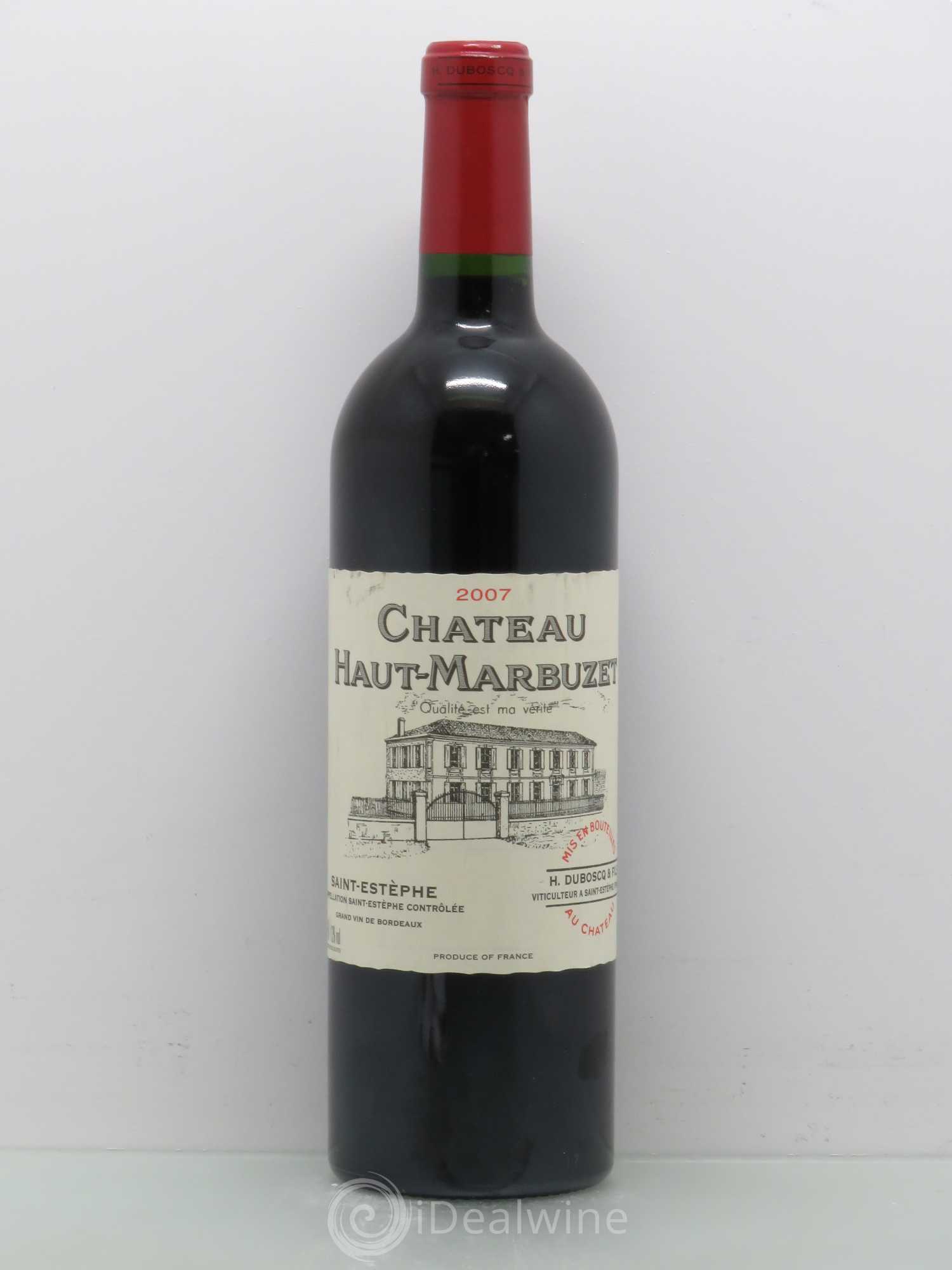 Château Haut Marbuzet 2007 - Lot de 1 bouteille - 0