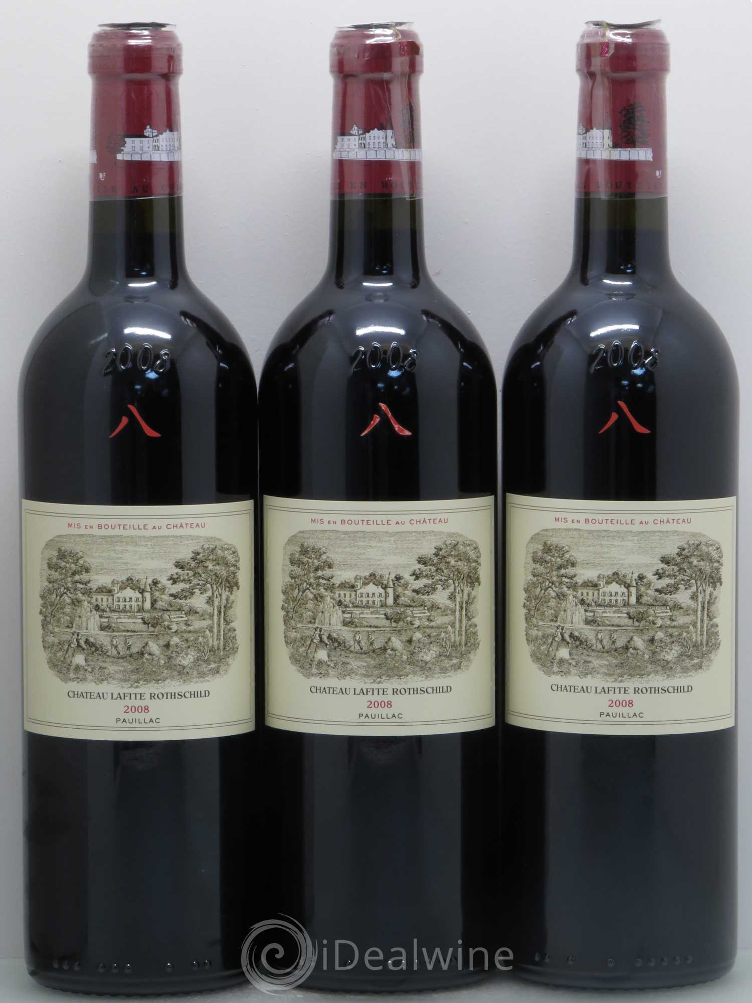 Château Lafite Rothschild 1er Grand Cru Classé 2008 - Lot de 12 bouteilles - 2