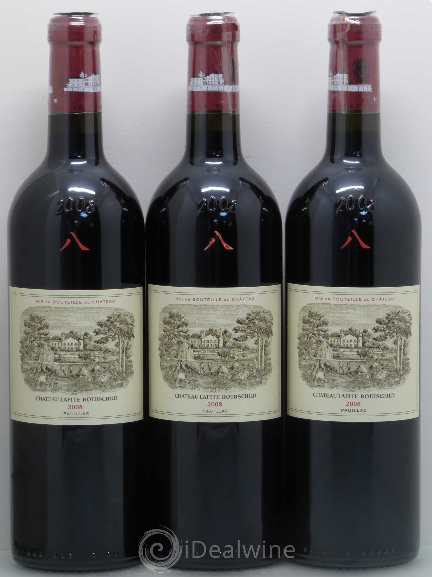 Château Lafite Rothschild 1er Grand Cru Classé 2008 - Lot de 12 bouteilles - 4