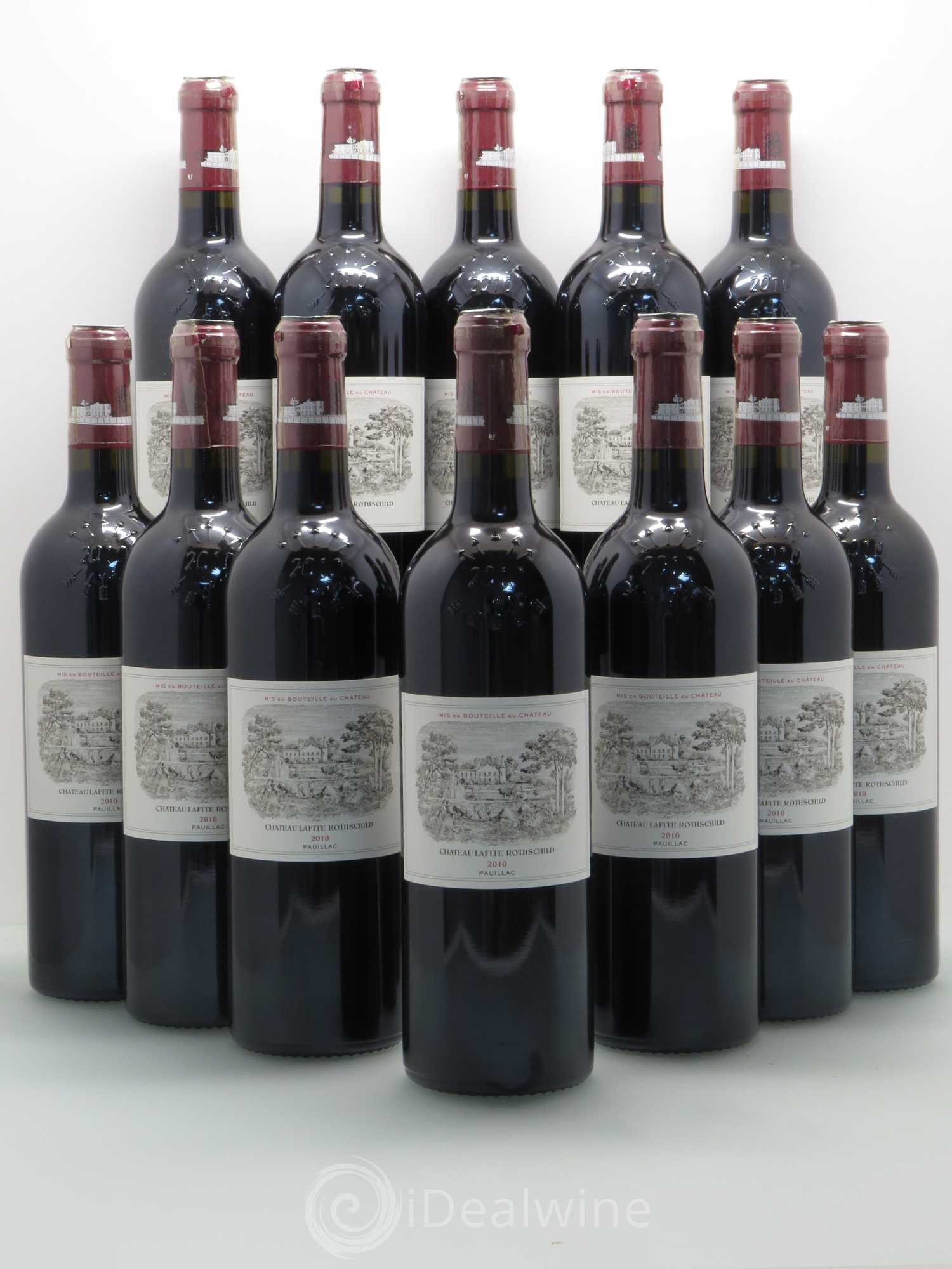 Château Lafite Rothschild 1er Grand Cru Classé 2010 - Lot de 12 bouteilles - 0