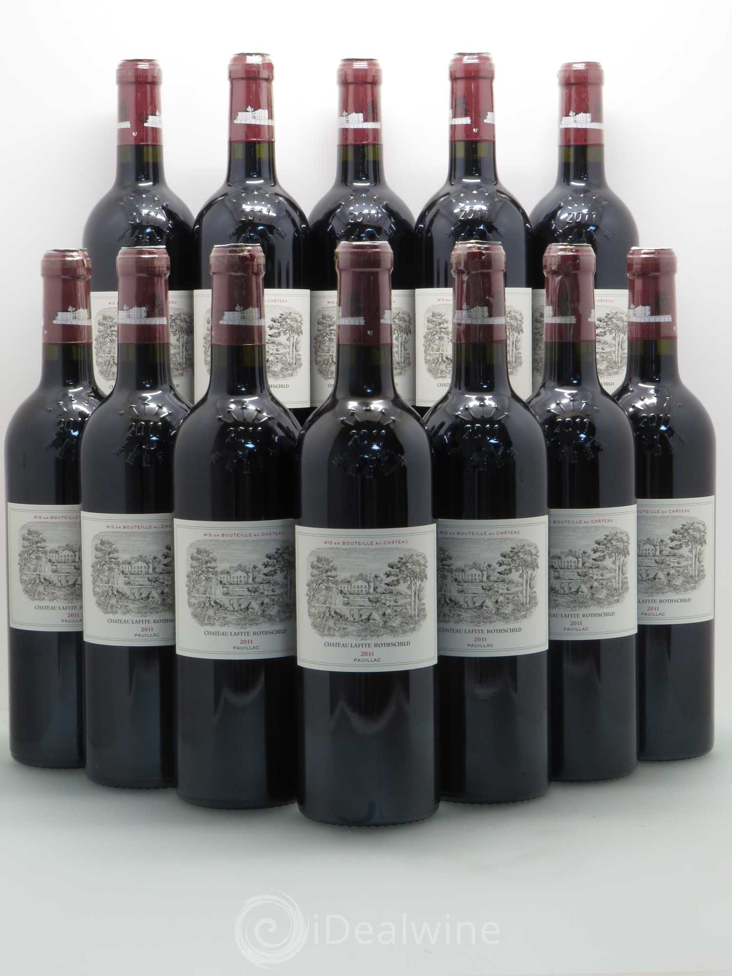 Château Lafite Rothschild 1er Grand Cru Classé 2011 - Lot de 12 bouteilles - 0