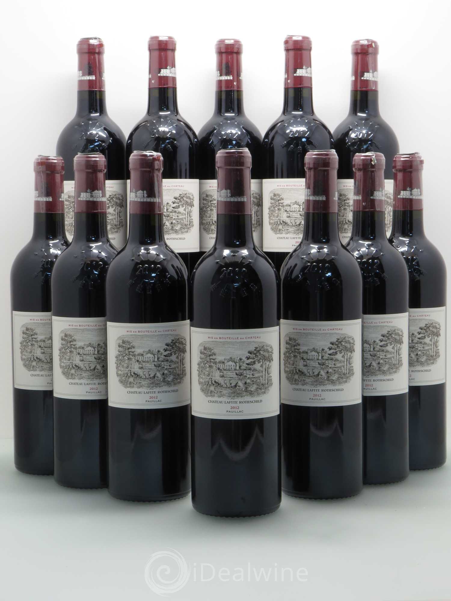 Château Lafite Rothschild 1er Grand Cru Classé 2012 - Lot de 12 bouteilles - 0