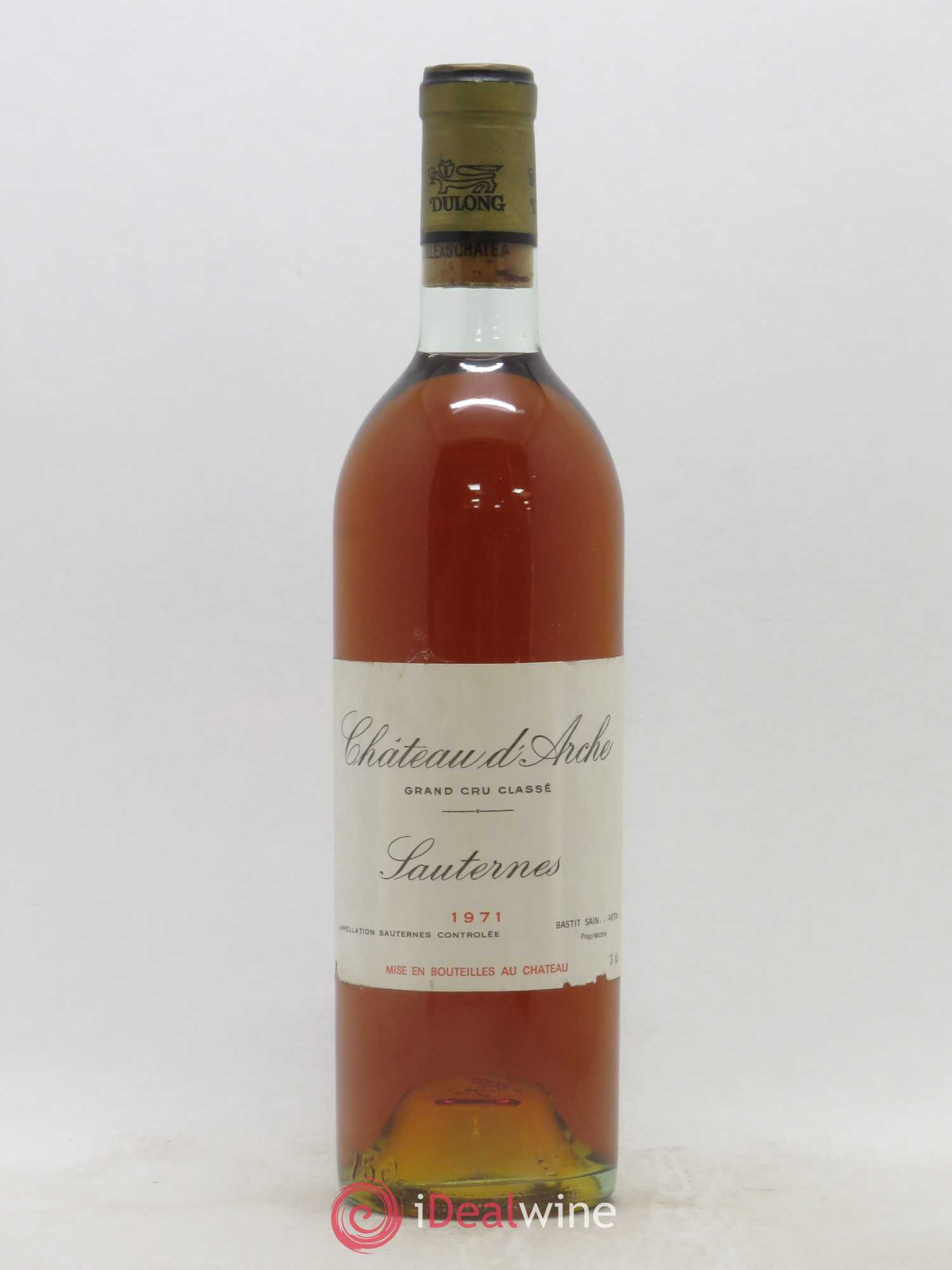 Château d' Arche 2ème Grand Cru Classé 1971 - Lotto di 1 bottiglia - 0