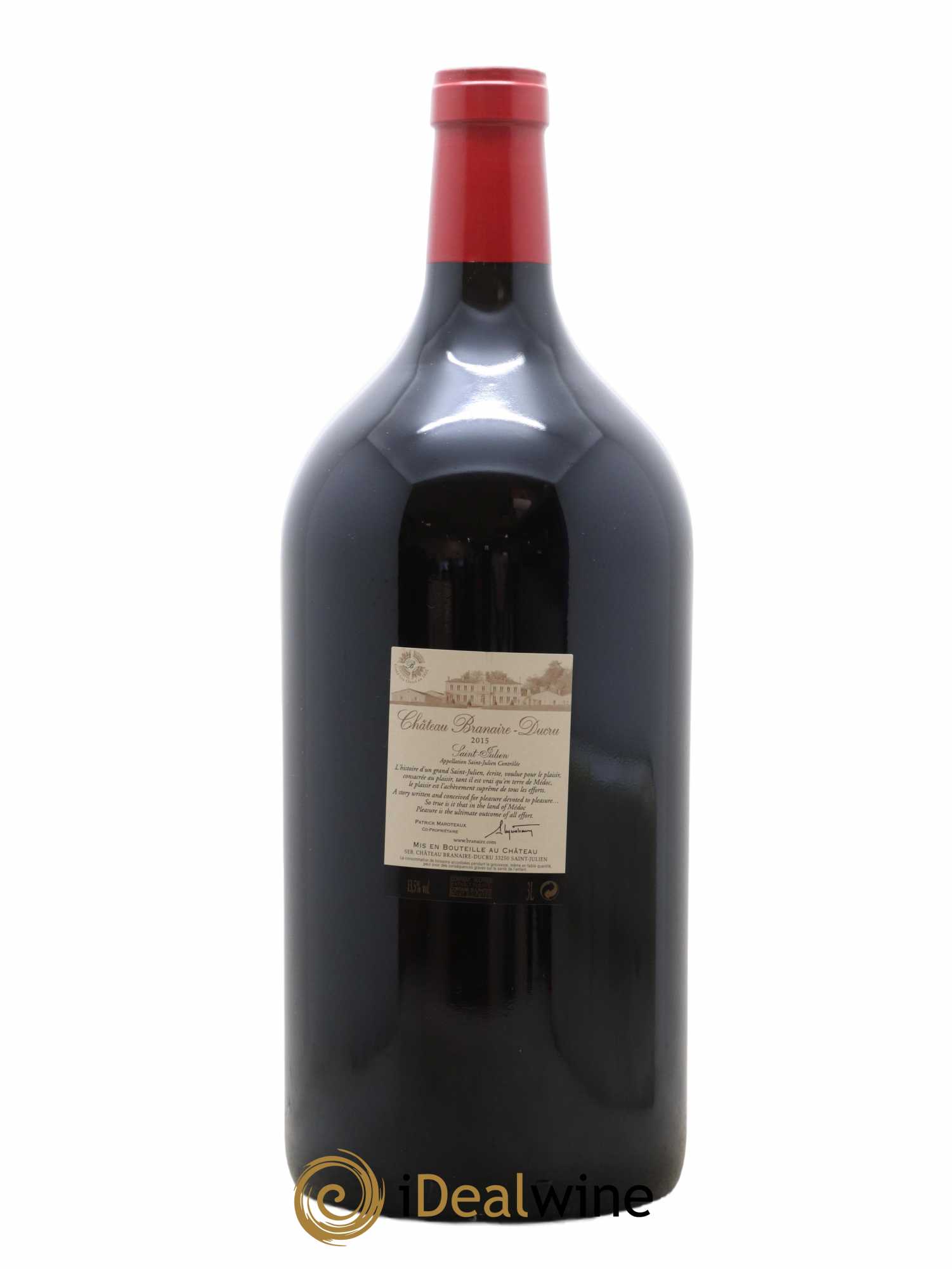 Château Branaire Ducru 4ème Grand Cru Classé 2015 - Lot de 1 double magnum - 1