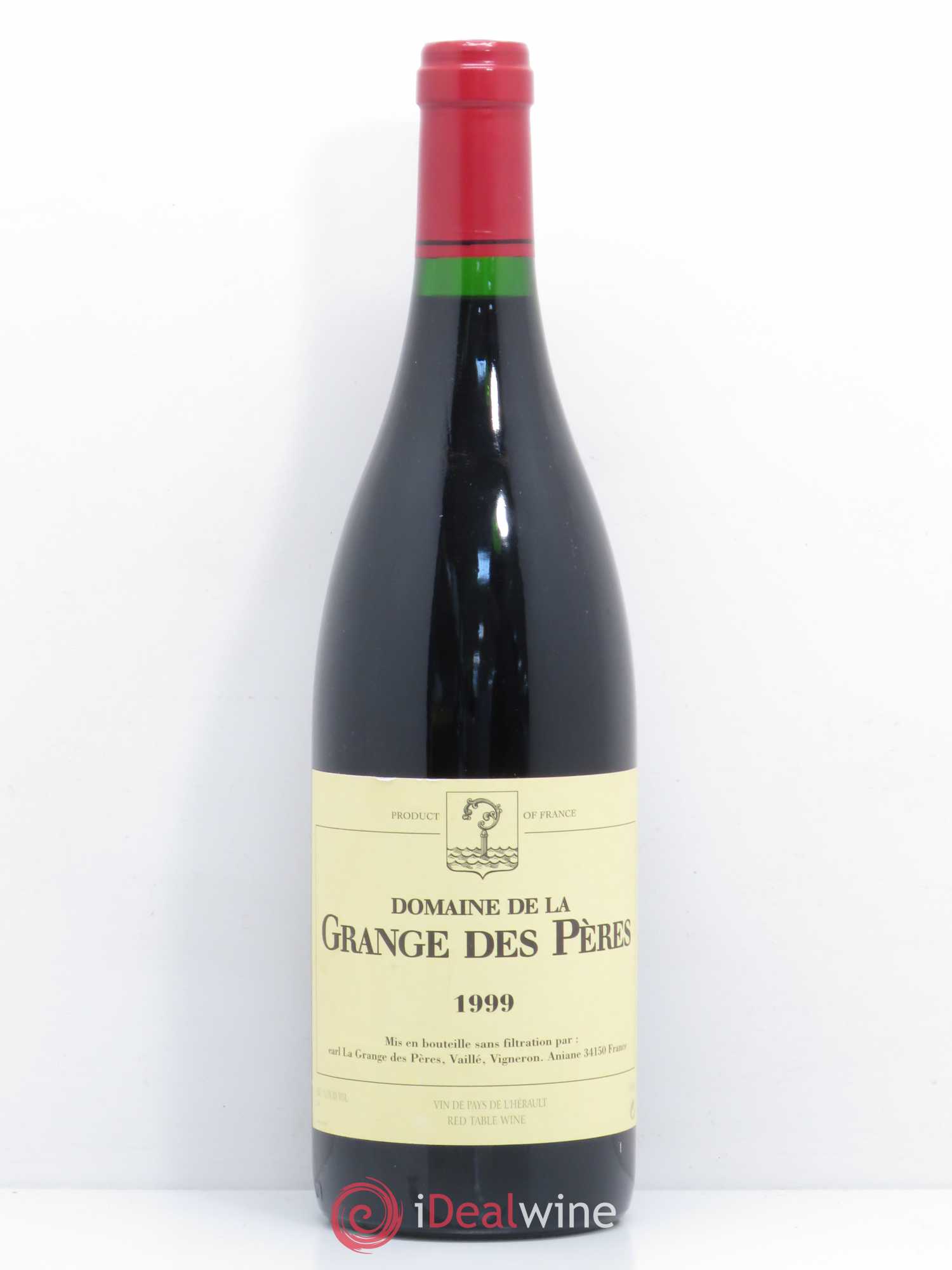 Pays d'Hérault Grange des Pères Laurent Vaillé 1999 - Lot de 1 bouteille - 0