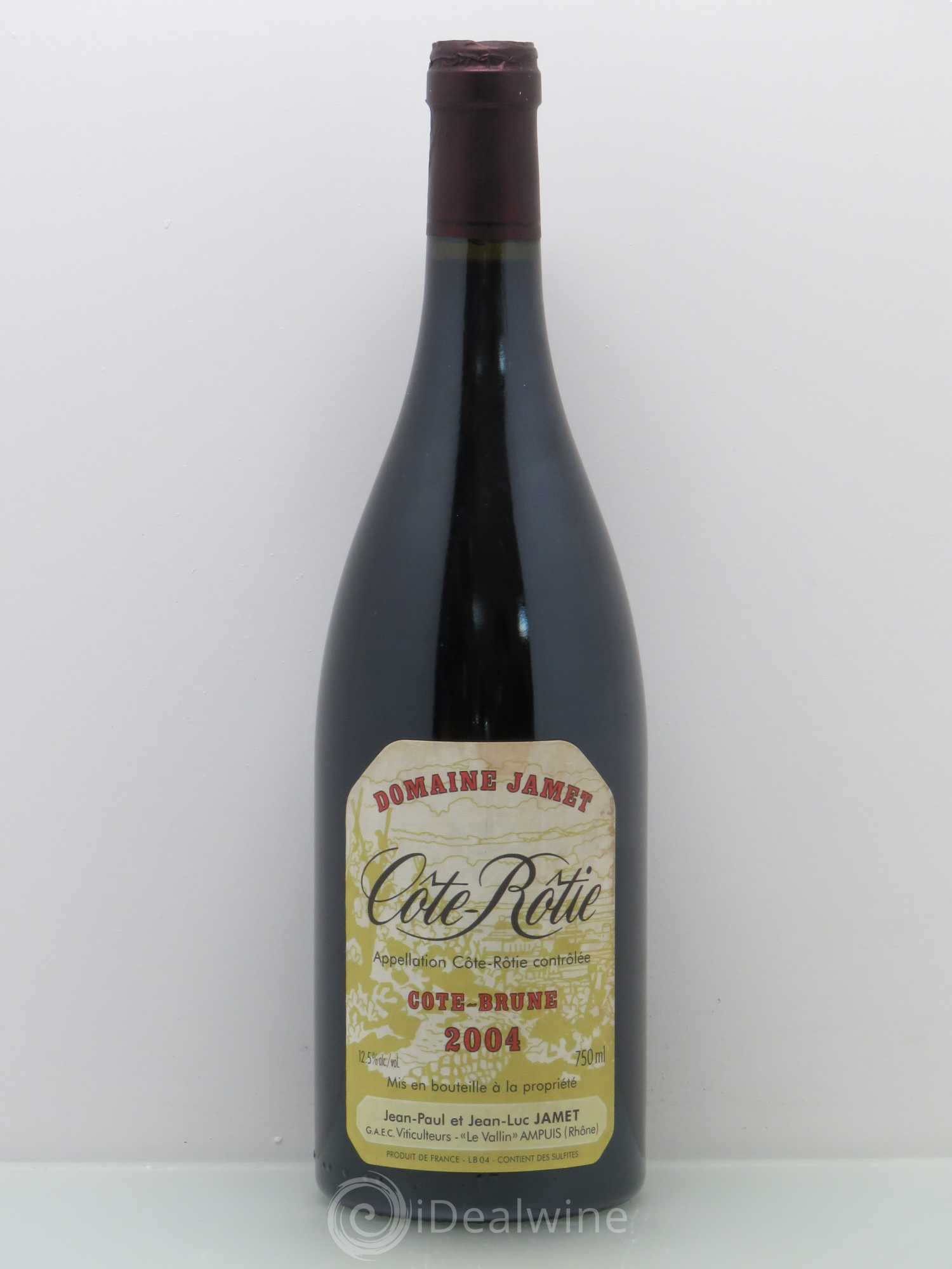 Côte-Rôtie Côte Brune Jamet (Domaine) 2004 - Lot de 1 bouteille - 0