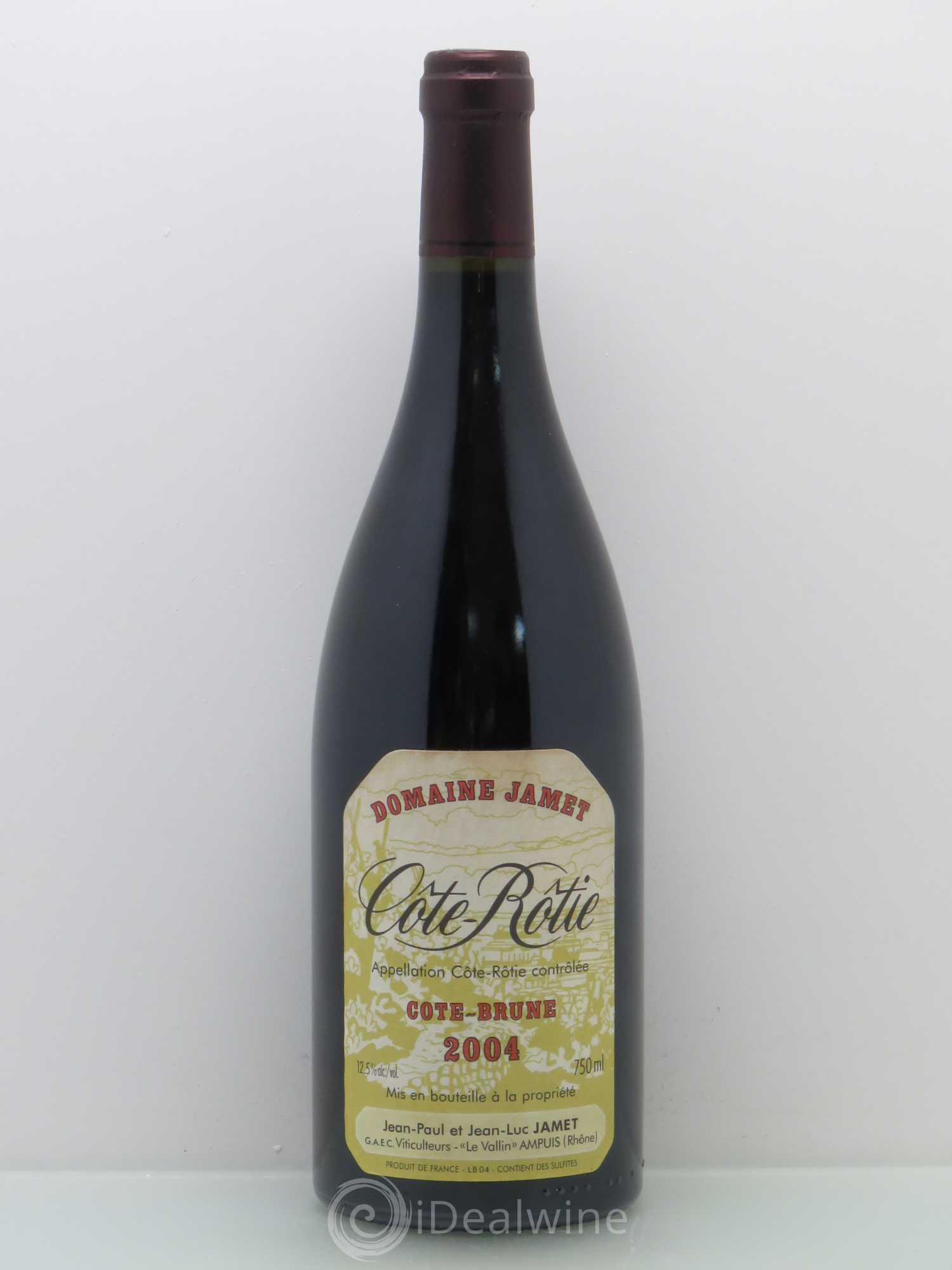 Côte-Rôtie Côte Brune Jamet (Domaine) 2004 - Lot de 1 bouteille - 0