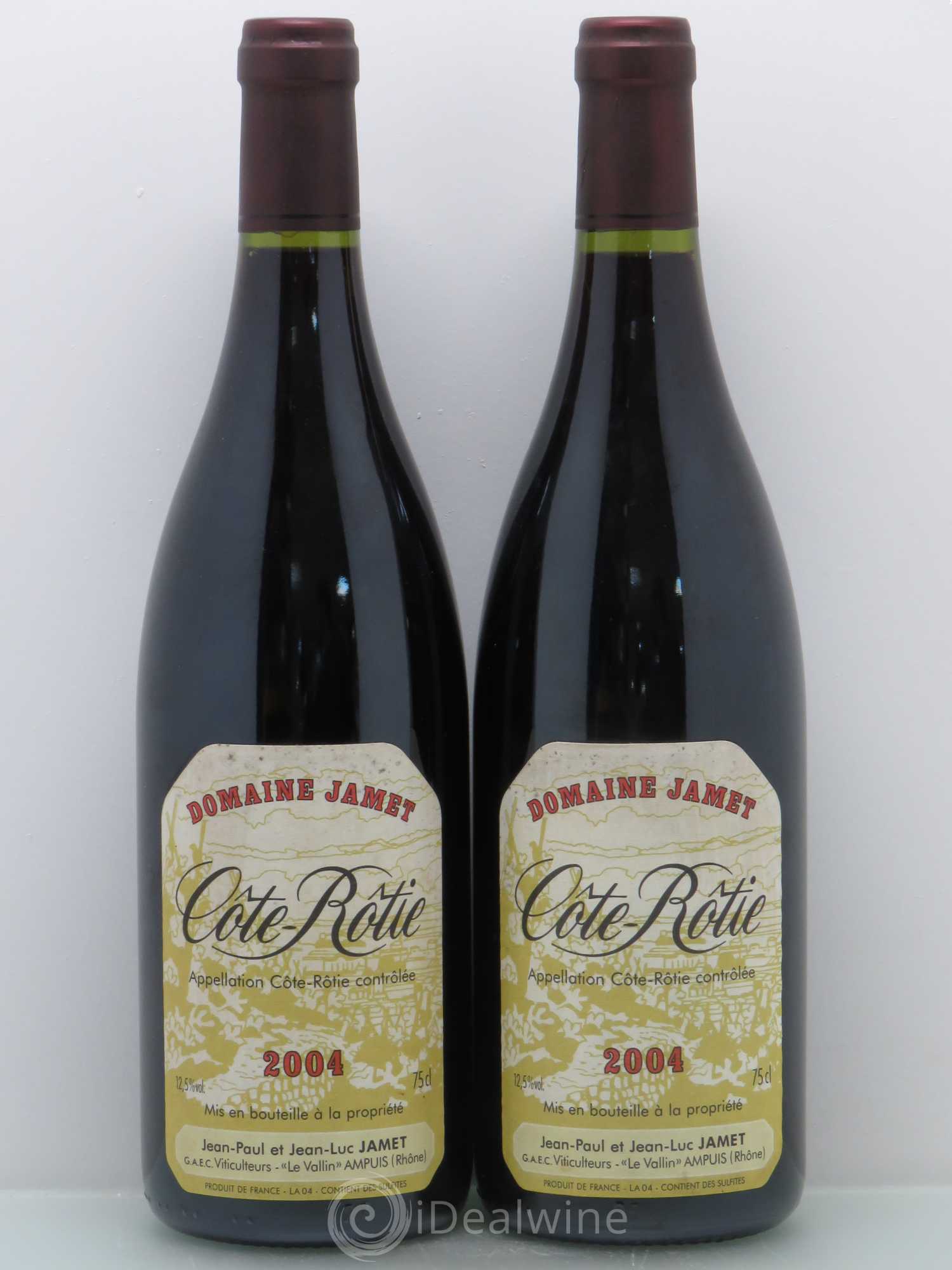 Côte-Rôtie Jamet (Domaine) 2004 - Lot de 2 bouteilles - 0