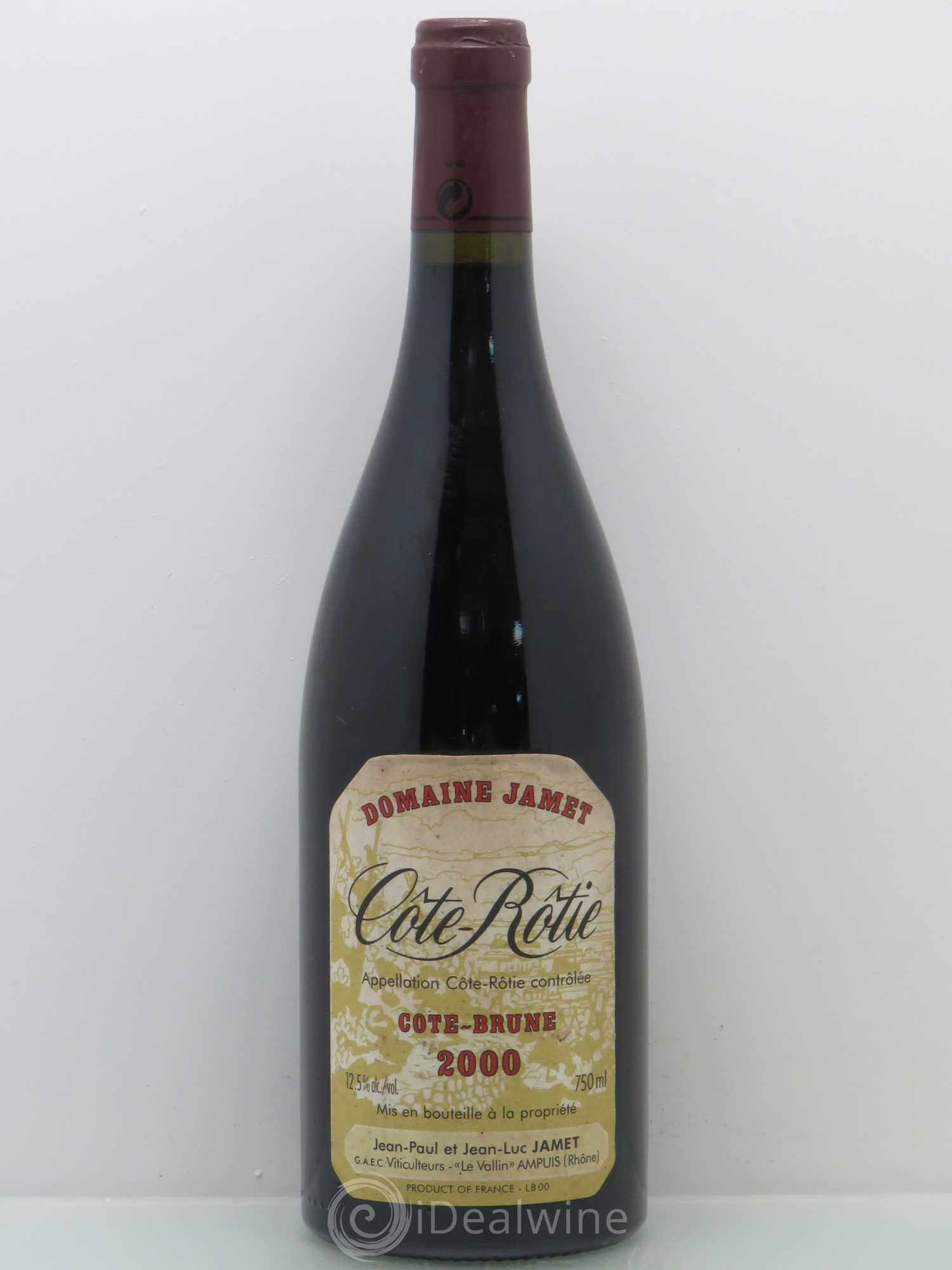 Côte-Rôtie Côte Brune Jamet (Domaine) 2000 - Lot de 1 bouteille - 0