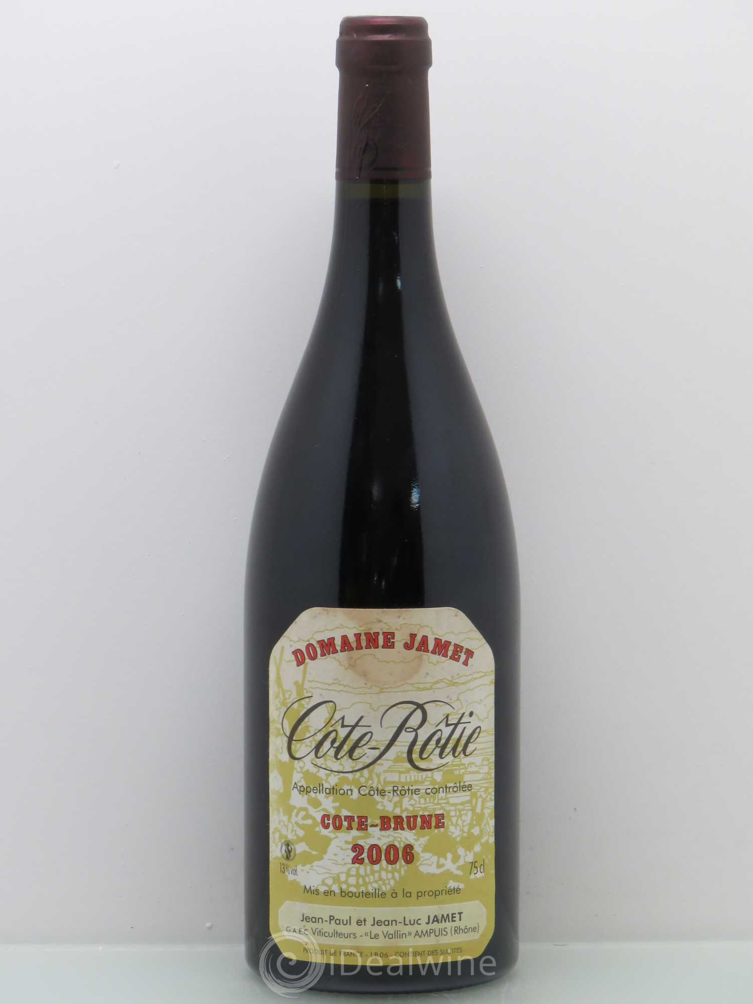 Côte-Rôtie Côte Brune Jamet (Domaine) 2006 - Lot de 1 bouteille - 0