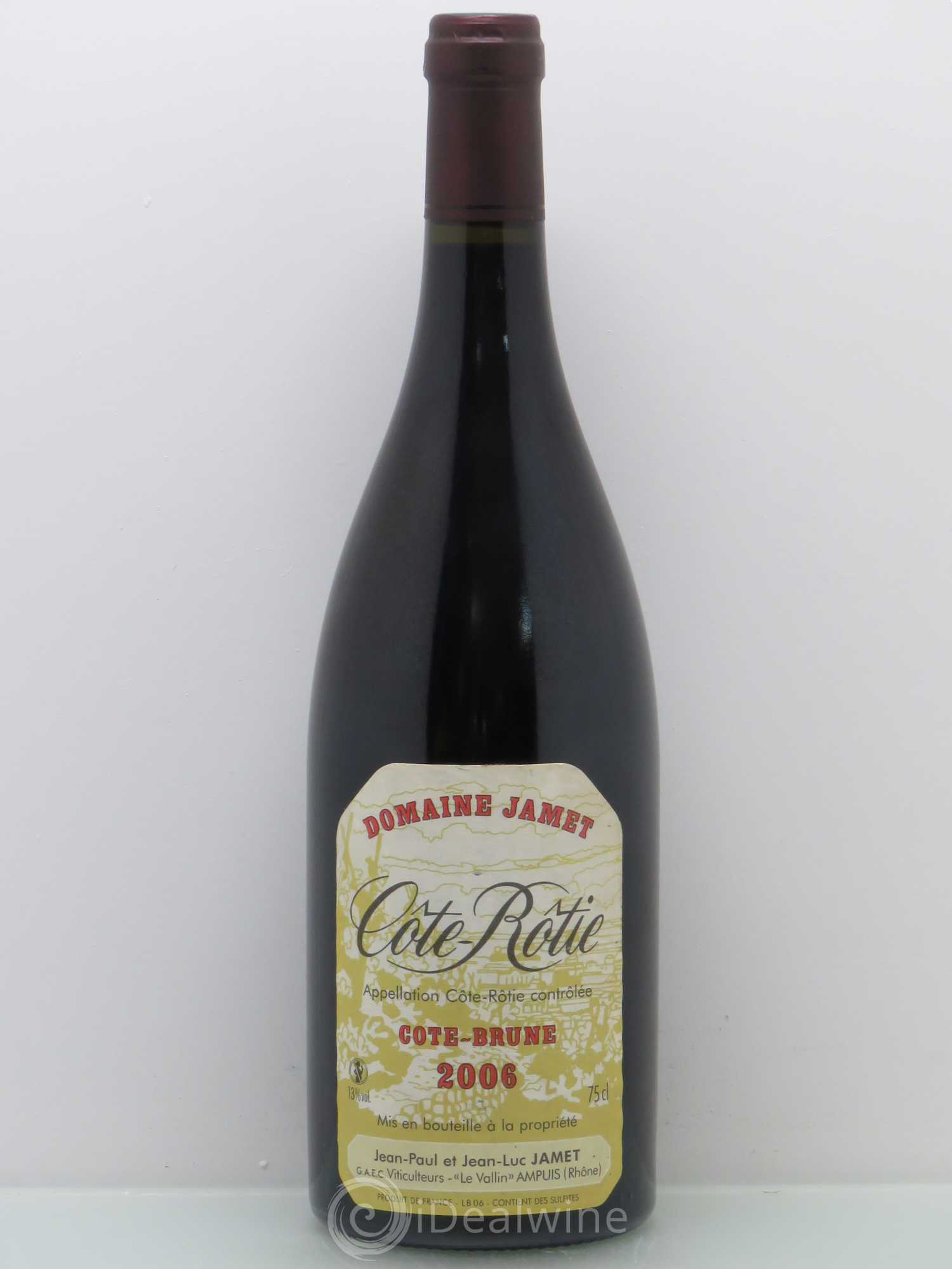 Côte-Rôtie Côte Brune Jamet (Domaine) 2006 - Lot de 1 bouteille - 0