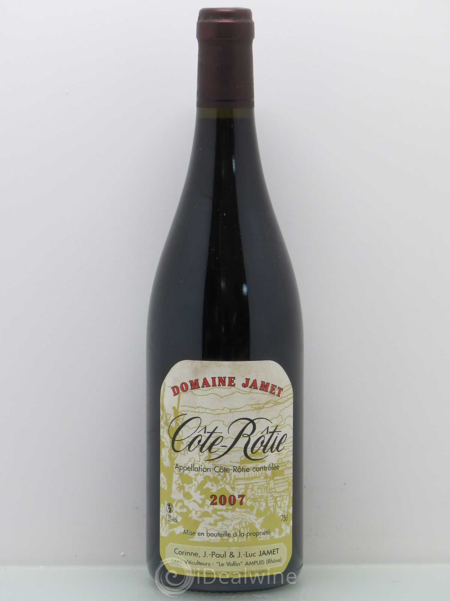 Côte-Rôtie Jamet (Domaine) 2007 - Lot de 1 bouteille - 0