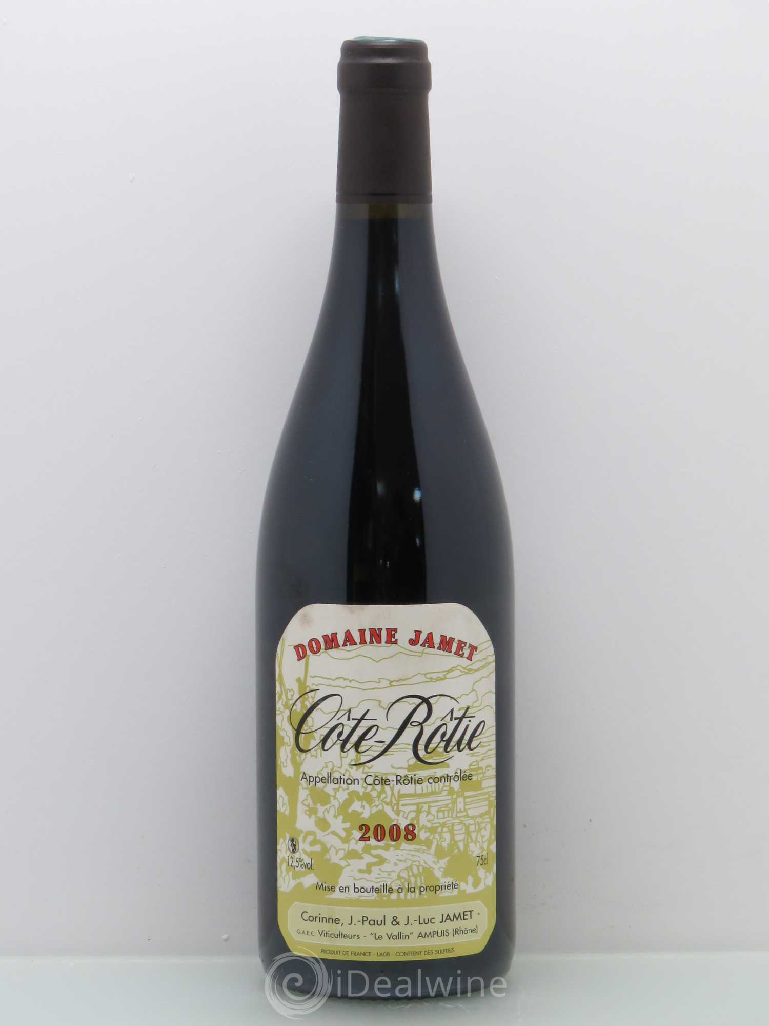 Côte-Rôtie Jamet (Domaine) 2008 - Lot de 1 bouteille - 0
