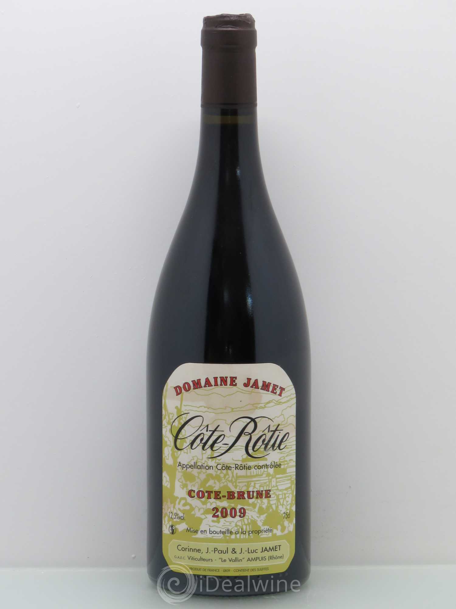 Côte-Rôtie Côte Brune Jamet (Domaine) 2009 - Lot de 1 bouteille - 0