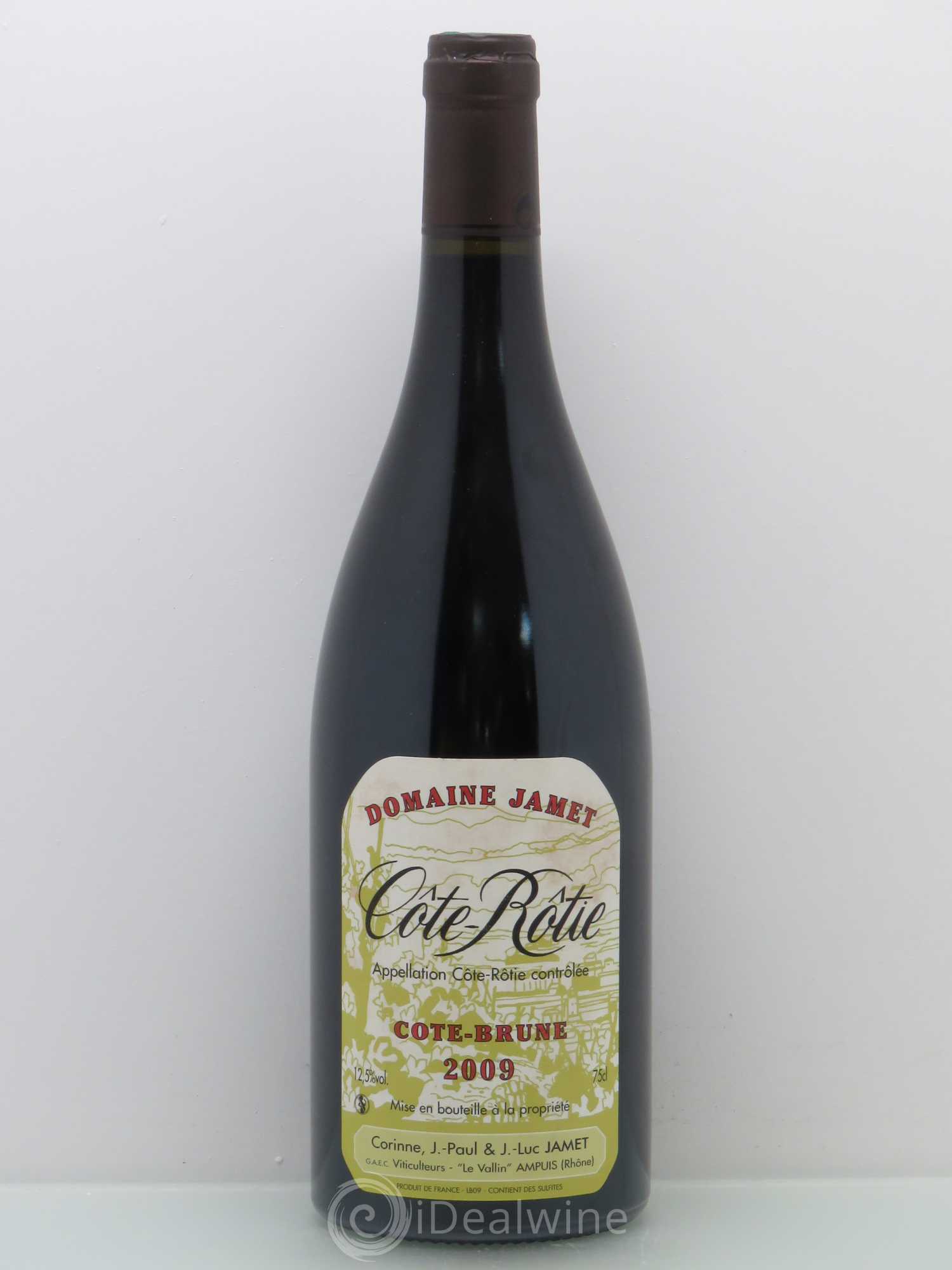 Côte-Rôtie Côte Brune Jamet (Domaine) 2009 - Lot de 1 bouteille - 0