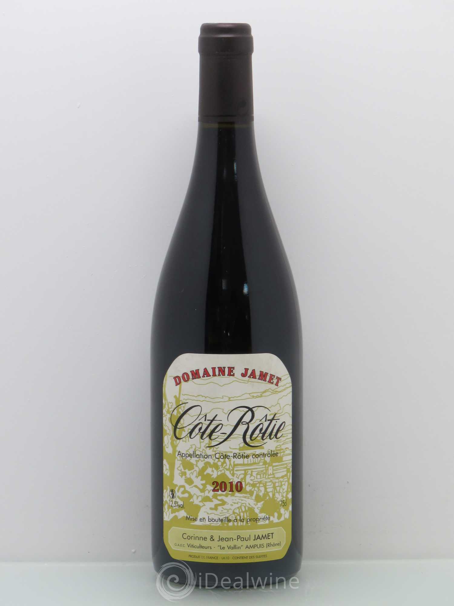 Côte-Rôtie Jamet (Domaine) 2010 - Lot de 1 bouteille - 0