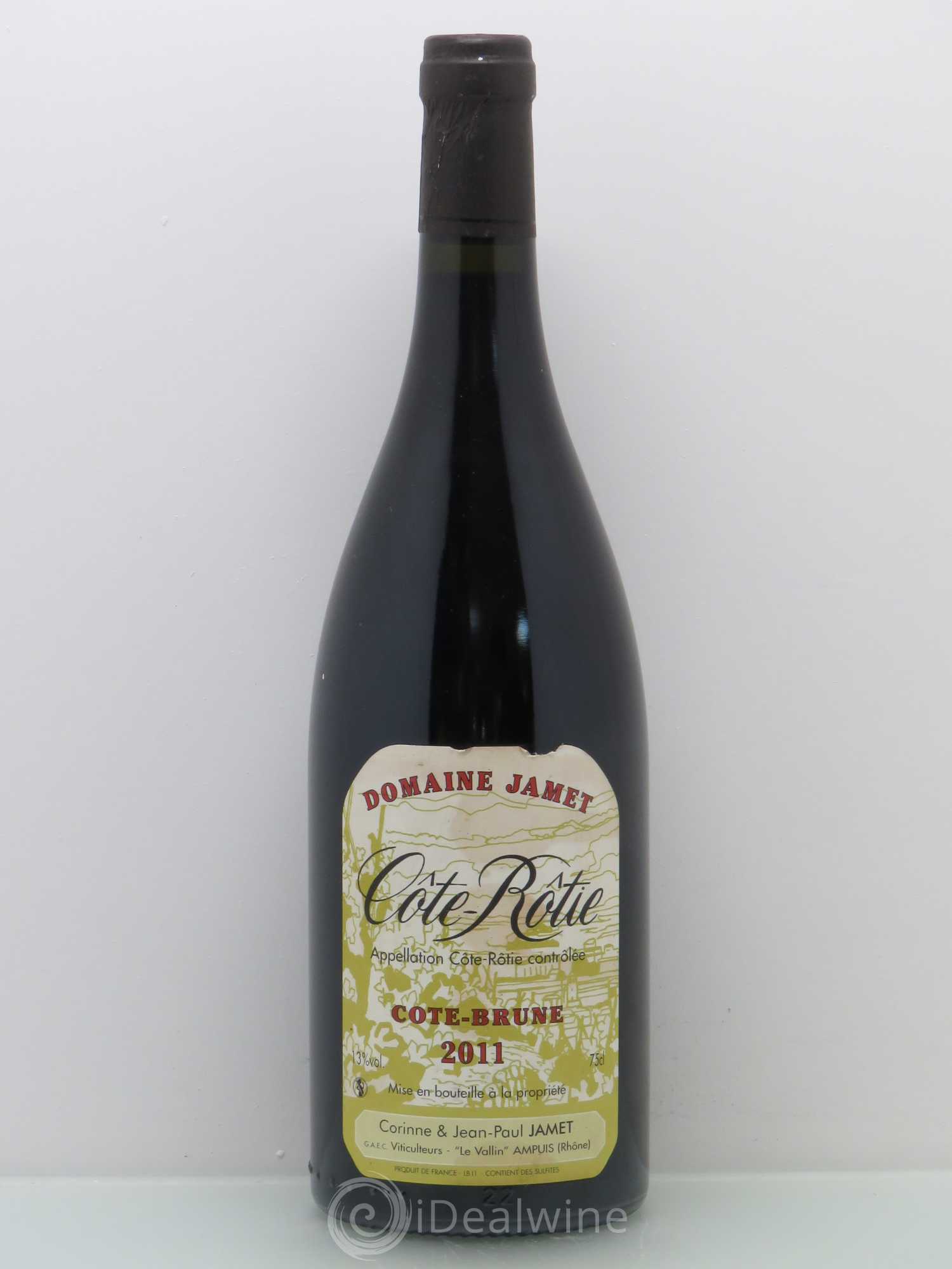 Côte-Rôtie Côte Brune Jamet (Domaine) 2011 - Lot de 1 bouteille - 0
