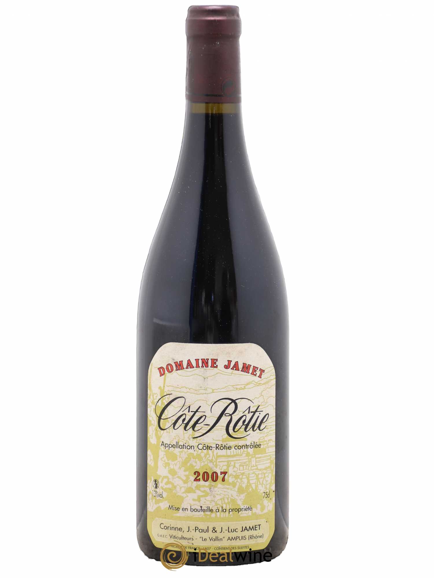 Côte-Rôtie Jamet (Domaine) 2007 - Lot de 1 bouteille - 0