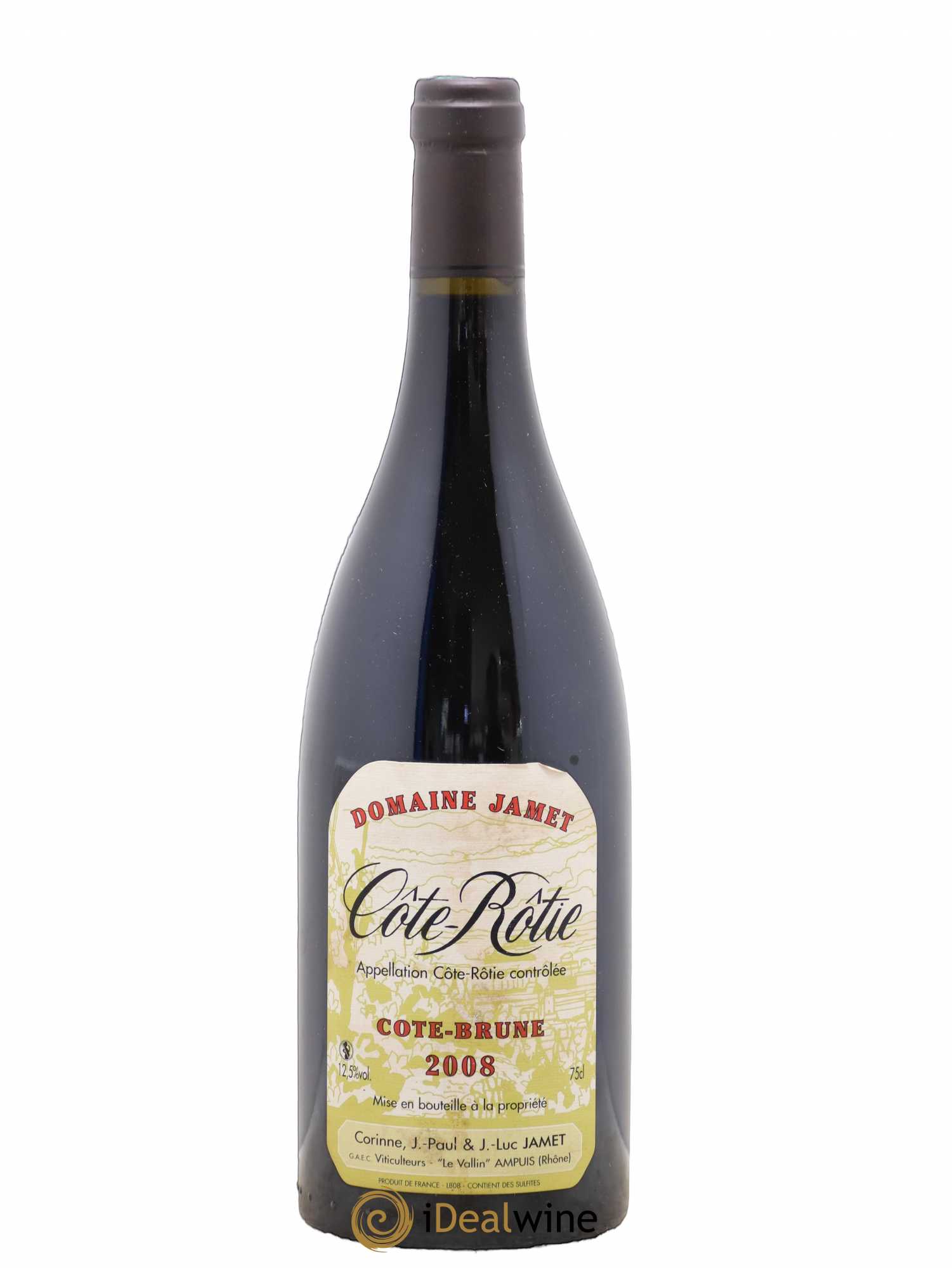 Côte-Rôtie Côte Brune Jamet (Domaine) 2008 - Lot de 1 bouteille - 0