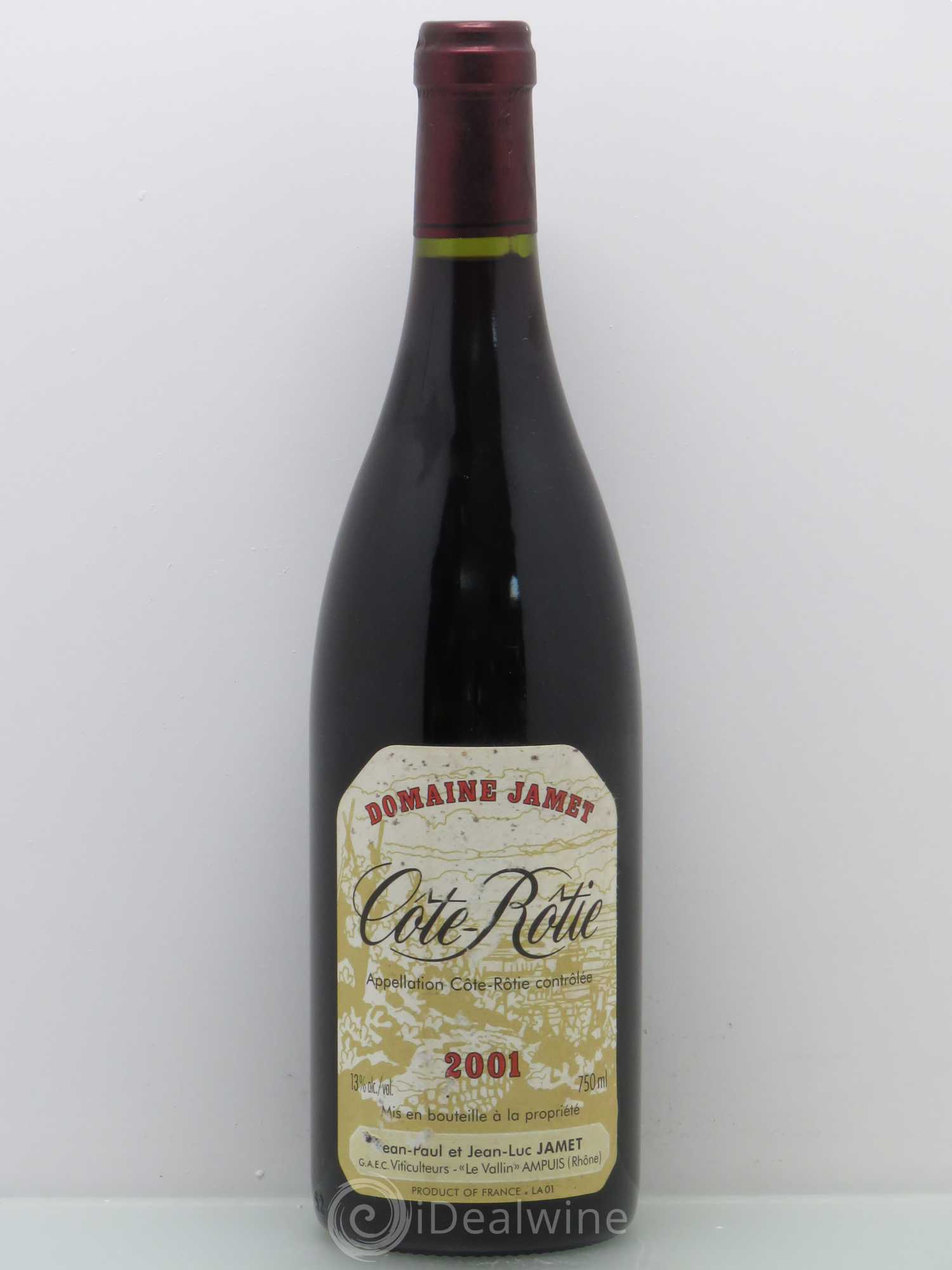 Côte-Rôtie Jamet (Domaine) 2001 - Lot de 1 bouteille - 0