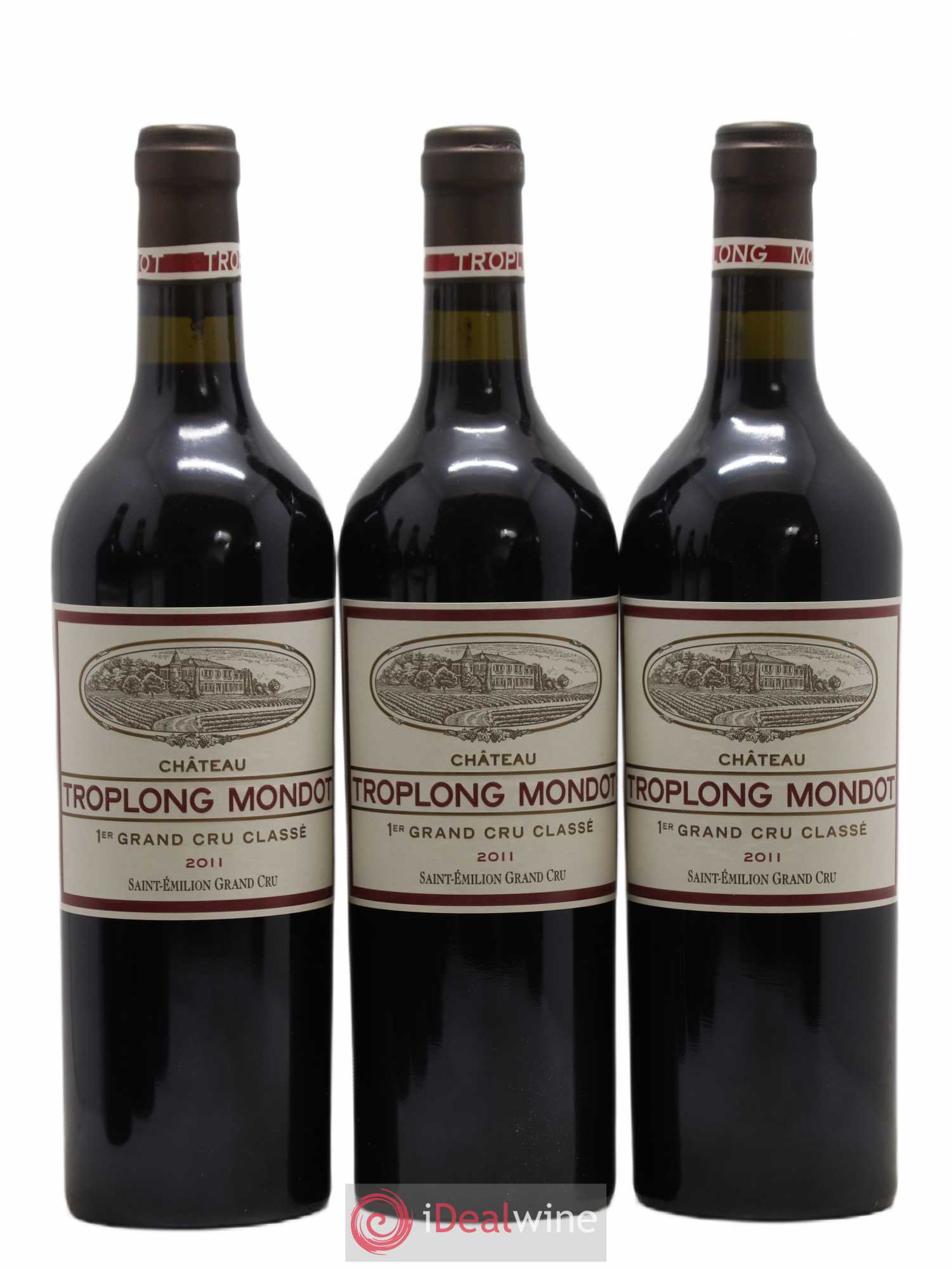 Château Troplong Mondot 1er Grand Cru Classé B 2011 - Lot de 6 bouteilles - 1