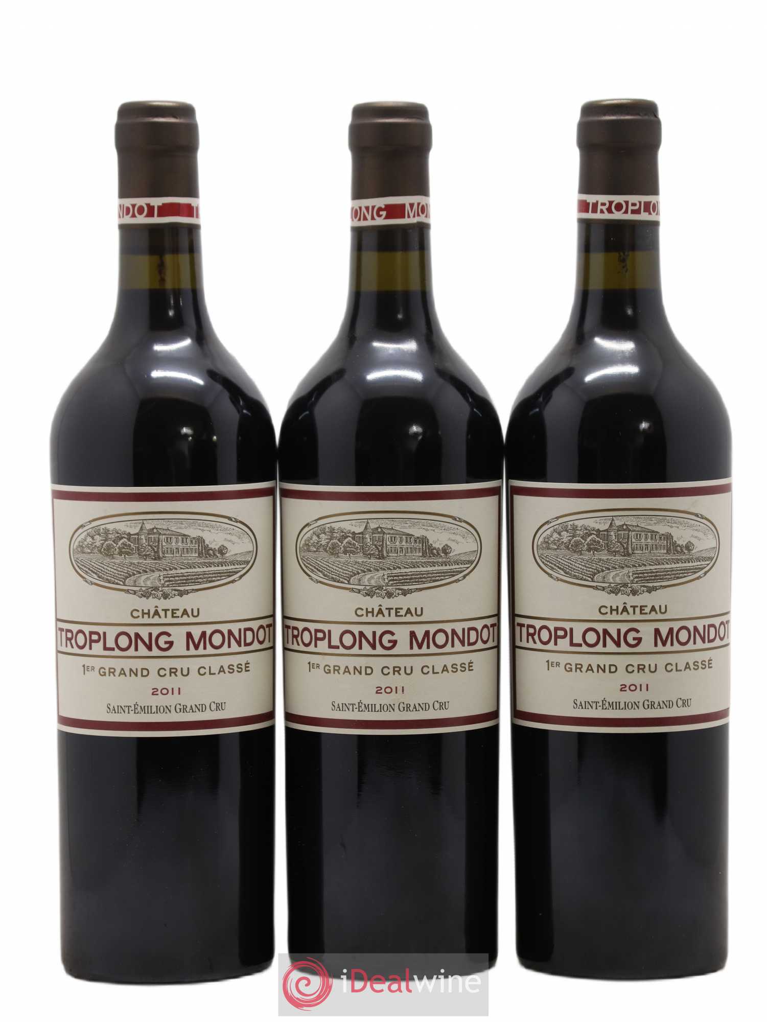 Château Troplong Mondot 1er Grand Cru Classé B 2011 - Lot de 6 bouteilles - 2