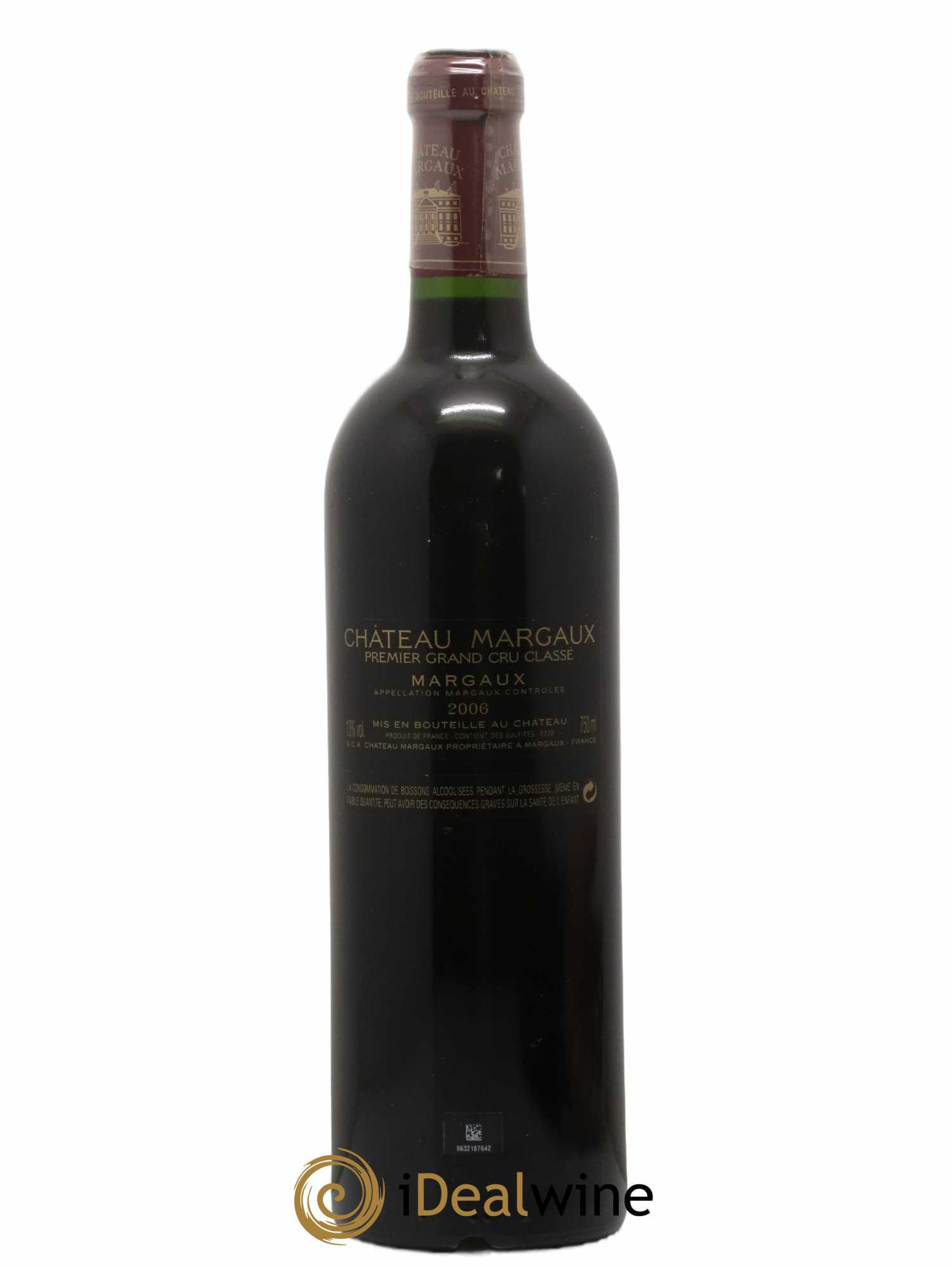 Château Margaux 1er Grand Cru Classé 2006 - Lot de 1 bouteille - 1